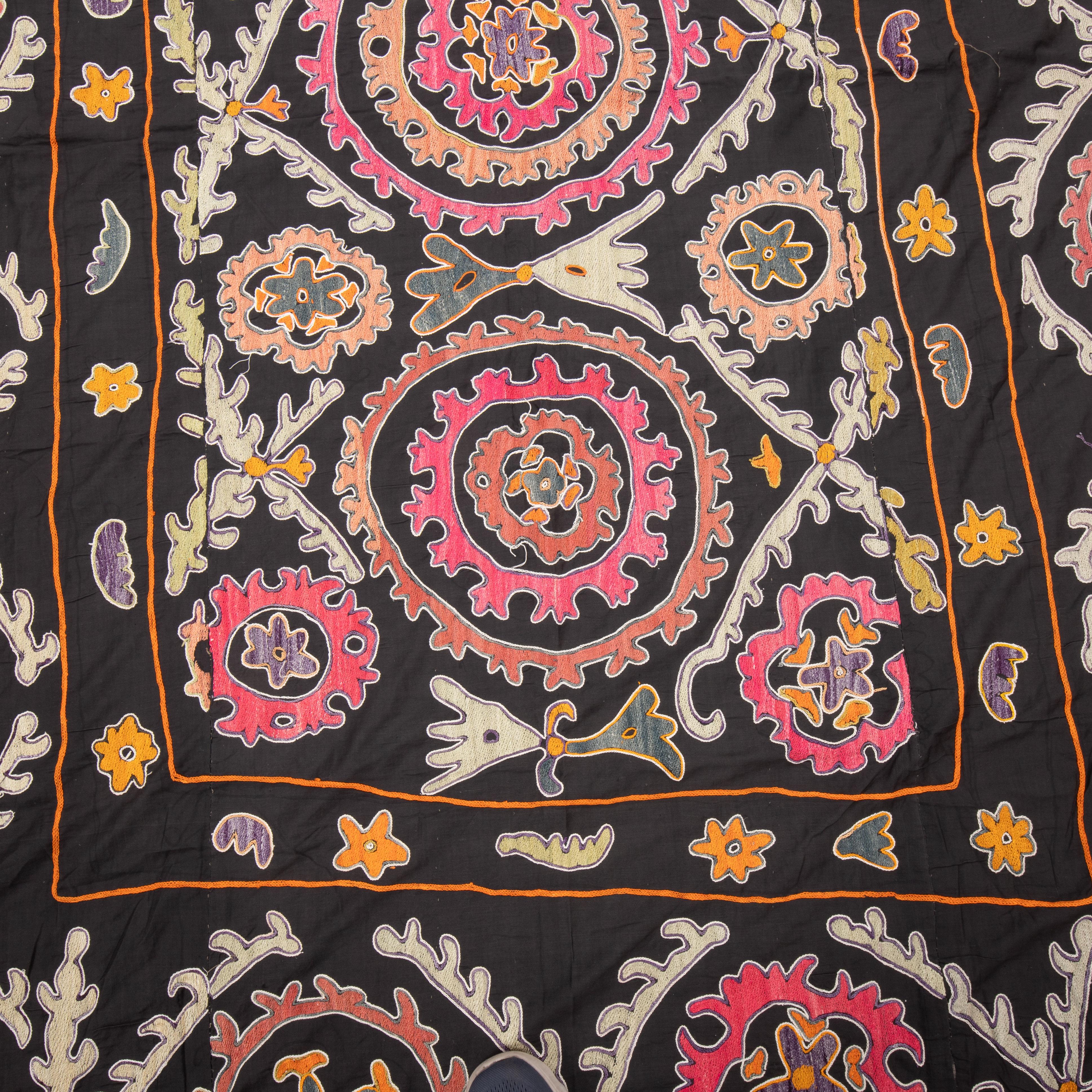 Cotton Vintage Suzani from , Uzbekistan For Sale