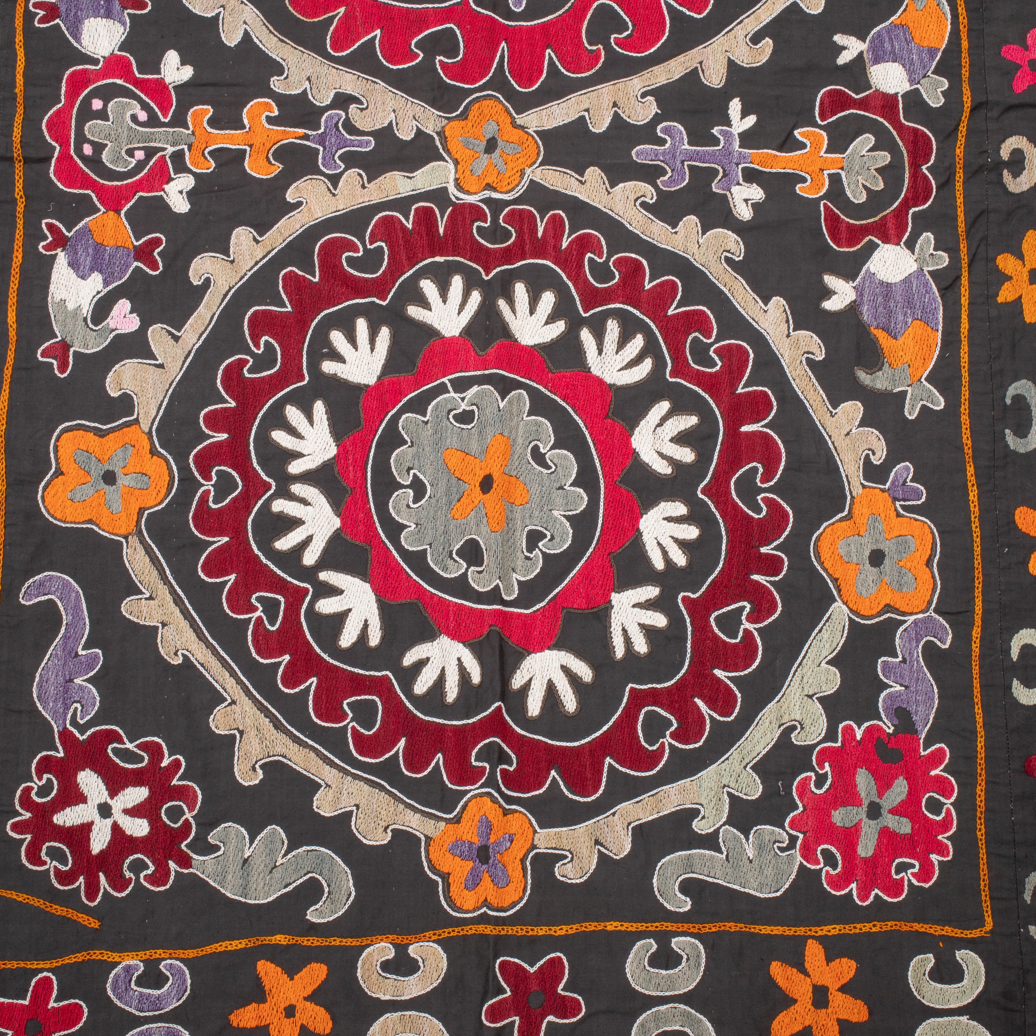 Cotton Vintage Suzani from , Uzbekistan For Sale