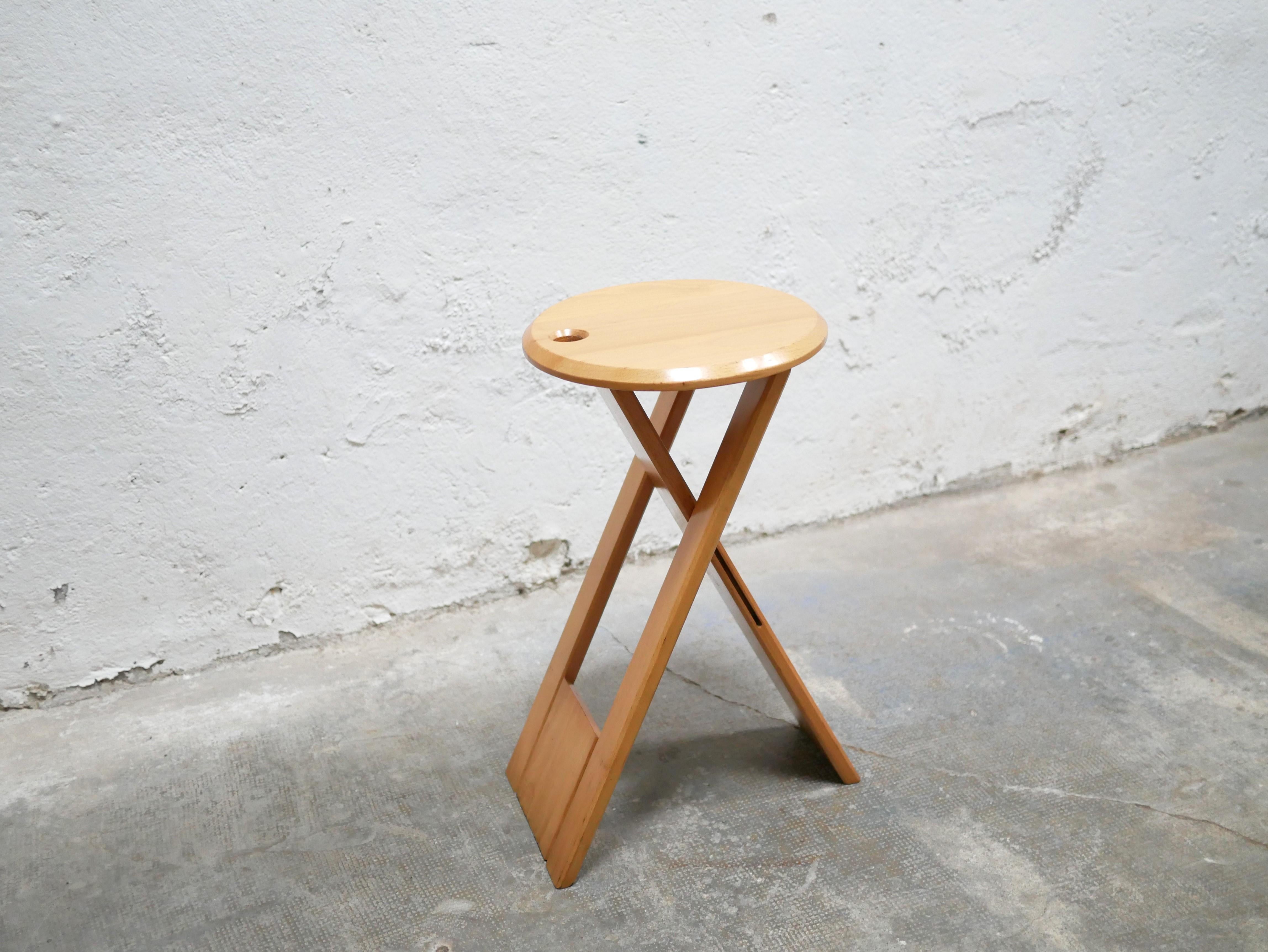 British Vintage Suzy folding high stool by Adrian Reed for Princes Design Works For Sale