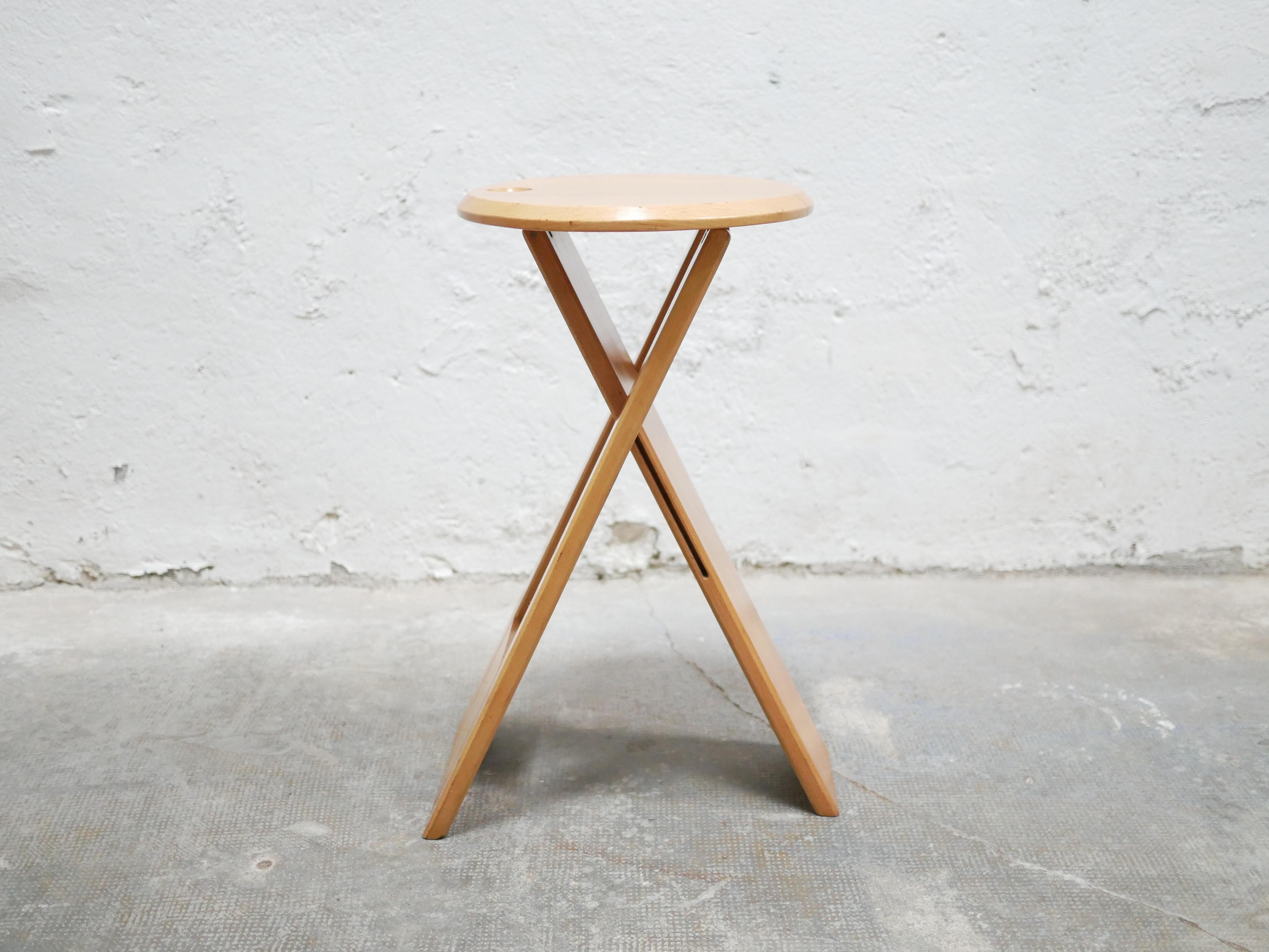 20th Century Vintage Suzy folding high stool by Adrian Reed for Princes Design Works For Sale