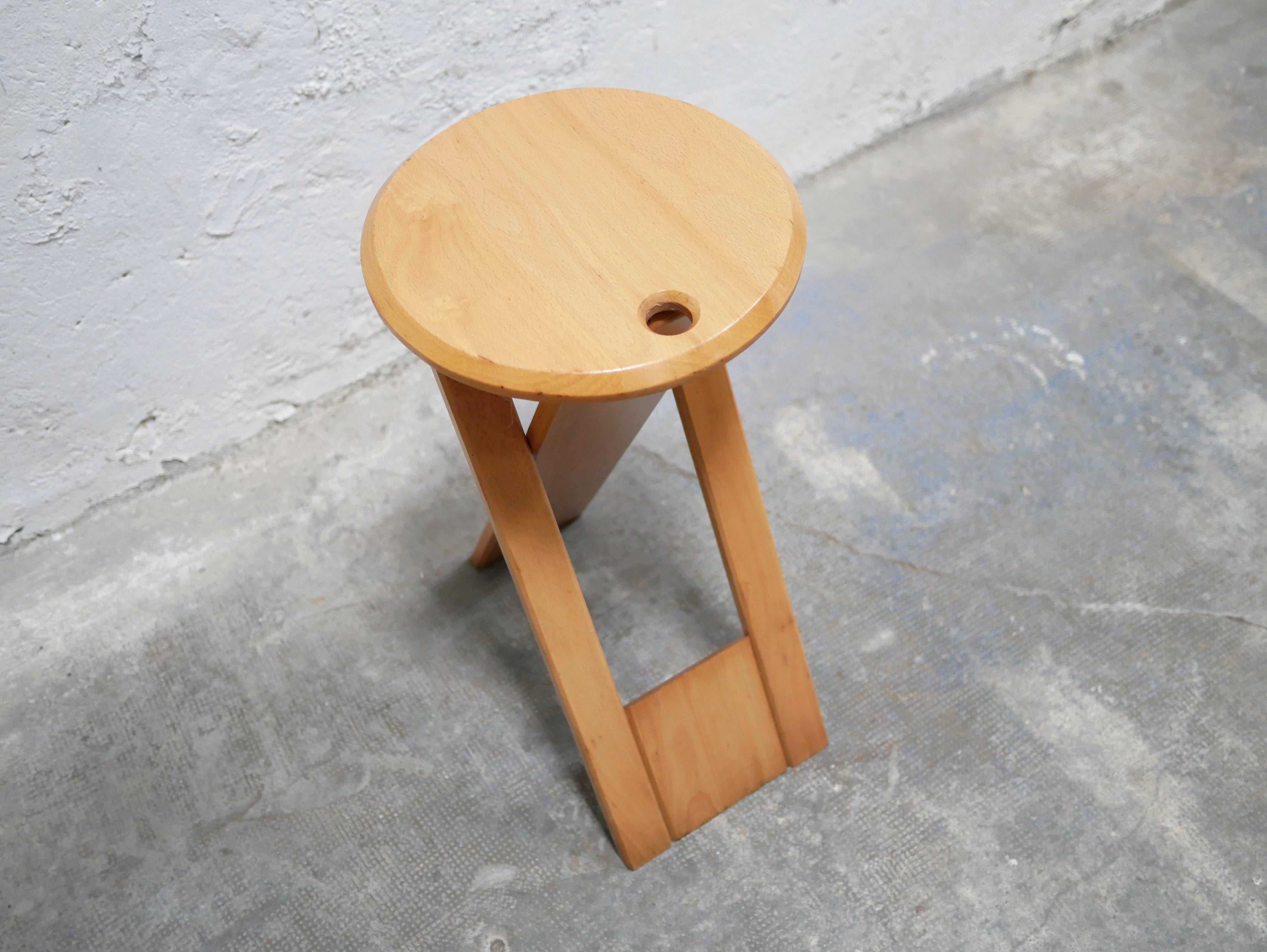 Vintage Suzy folding high stool by Adrian Reed for Princes Design Works For Sale 1