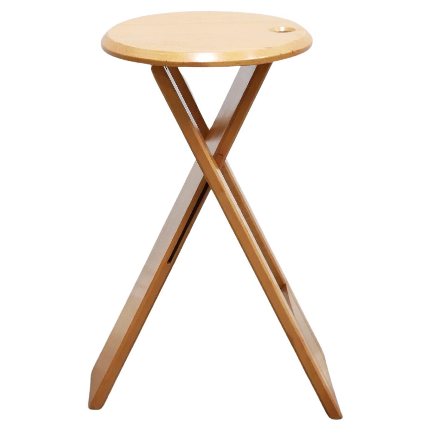 Vintage Suzy, klappbarer hoher Vintage-Hocker mit Klappdeckel von Adrian Reed für Princes Design Works