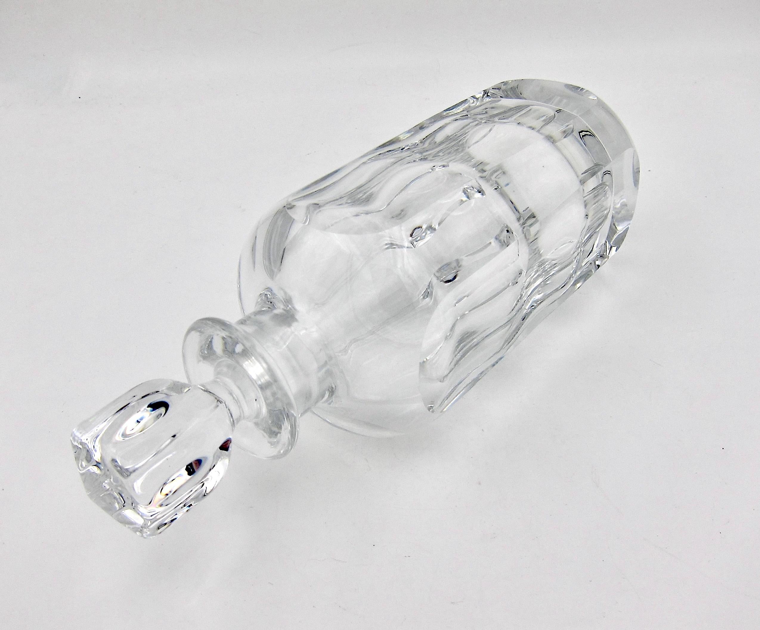 vintage orrefors crystal decanter