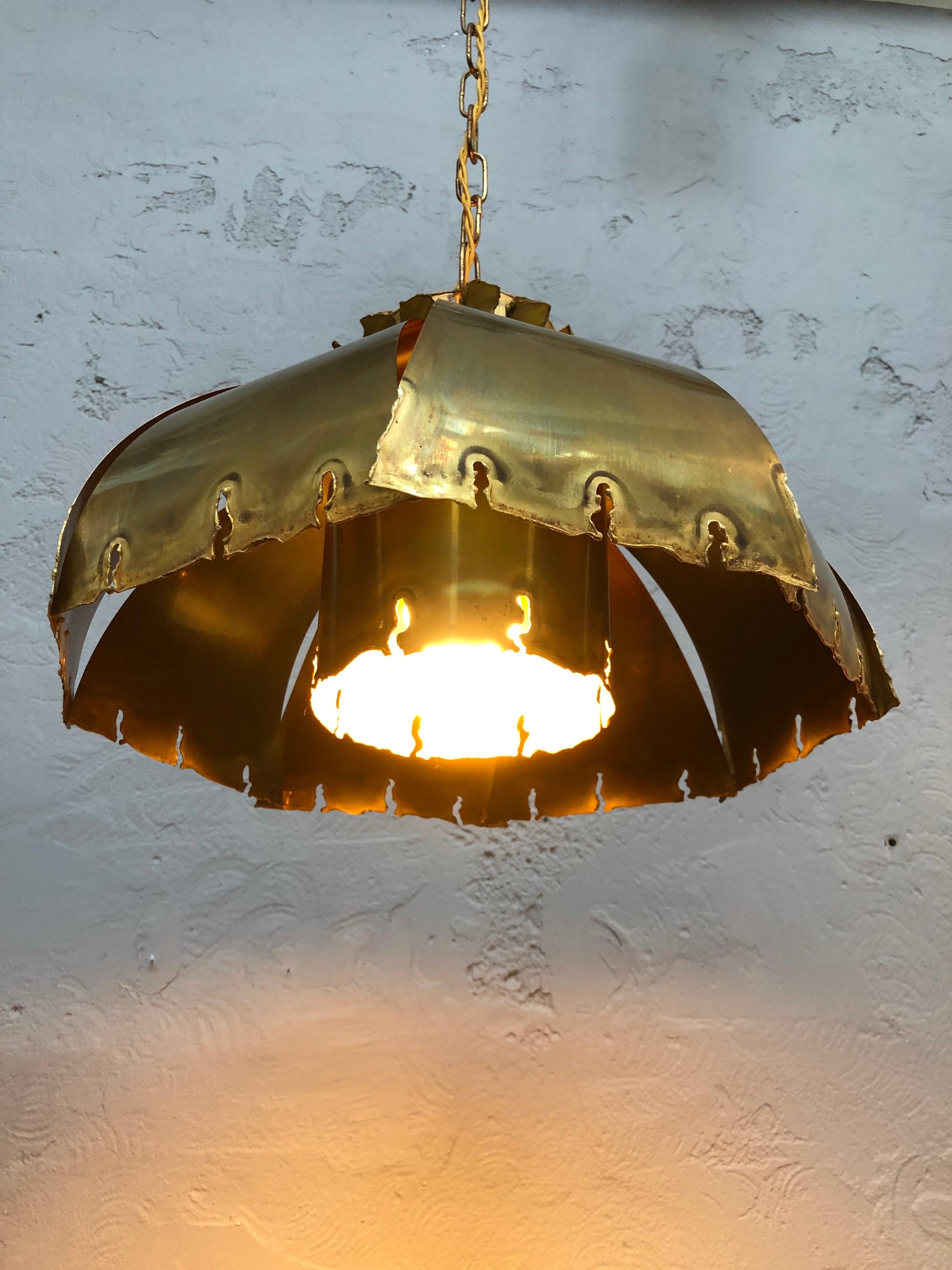 Mid-Century Modern Vintage Svend Aage Holm Sørensen Chandelier Pendant Lamp