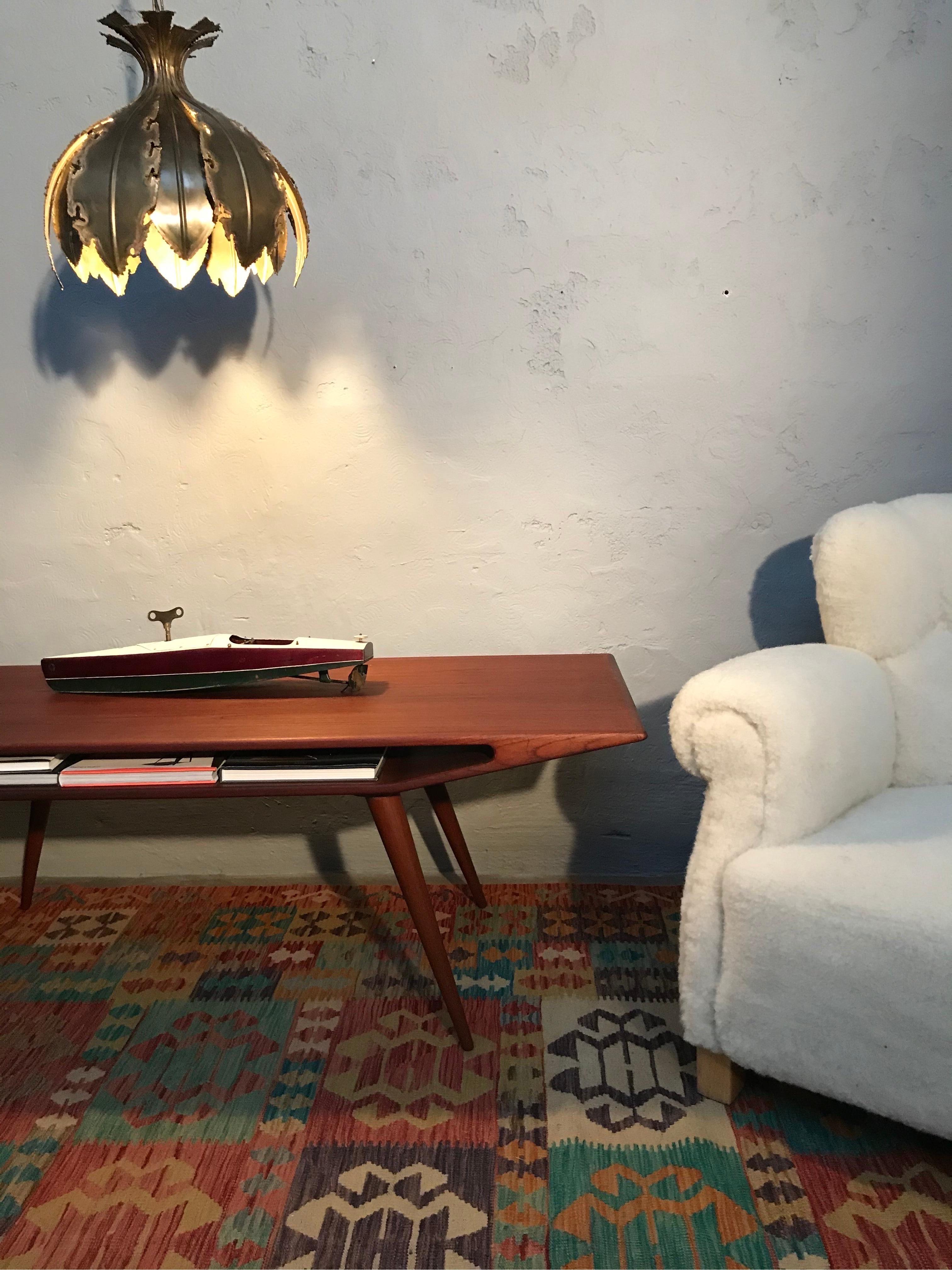 Lámpara colgante de araña vintage Svend Aage Holm Sørensen mediados del siglo XX en venta