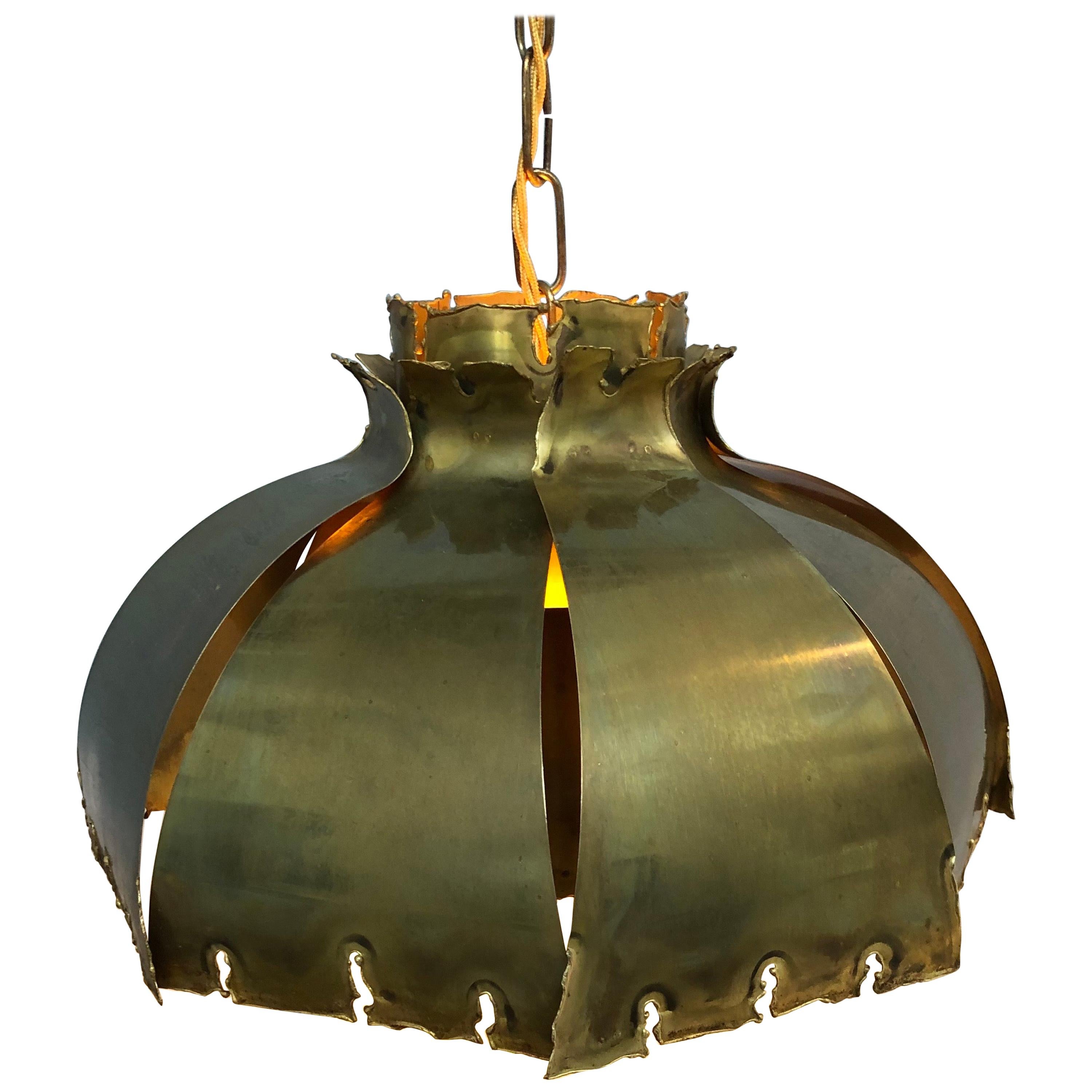 Vintage Svend Aage Holm Sørensen Chandelier Pendant Lamp