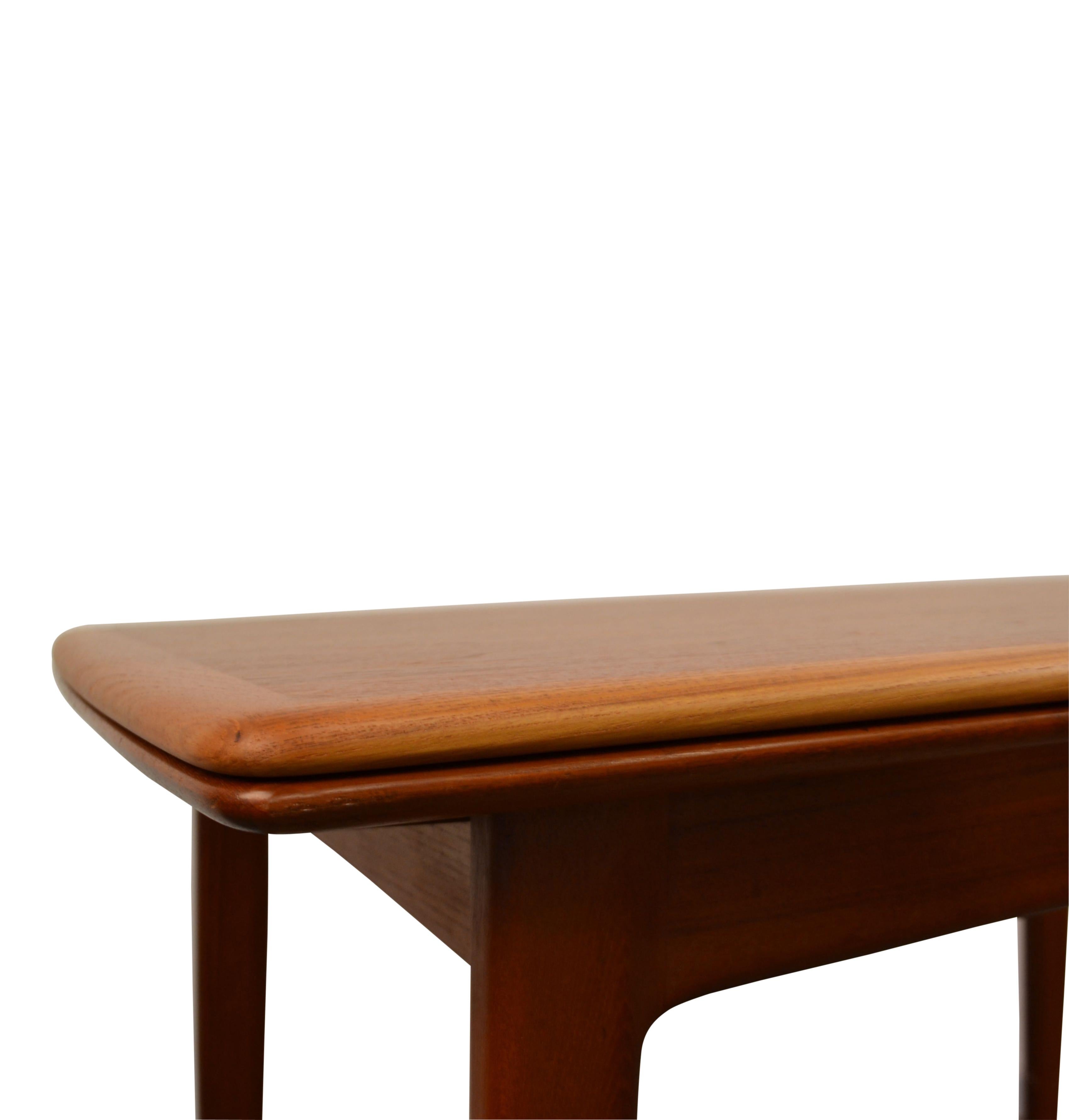 Vintage Svend Aage Madsen Teak Extendable Dining Table In Good Condition For Sale In Panningen, NL