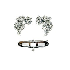 Vintage Swag Double Dress Clip 1940s