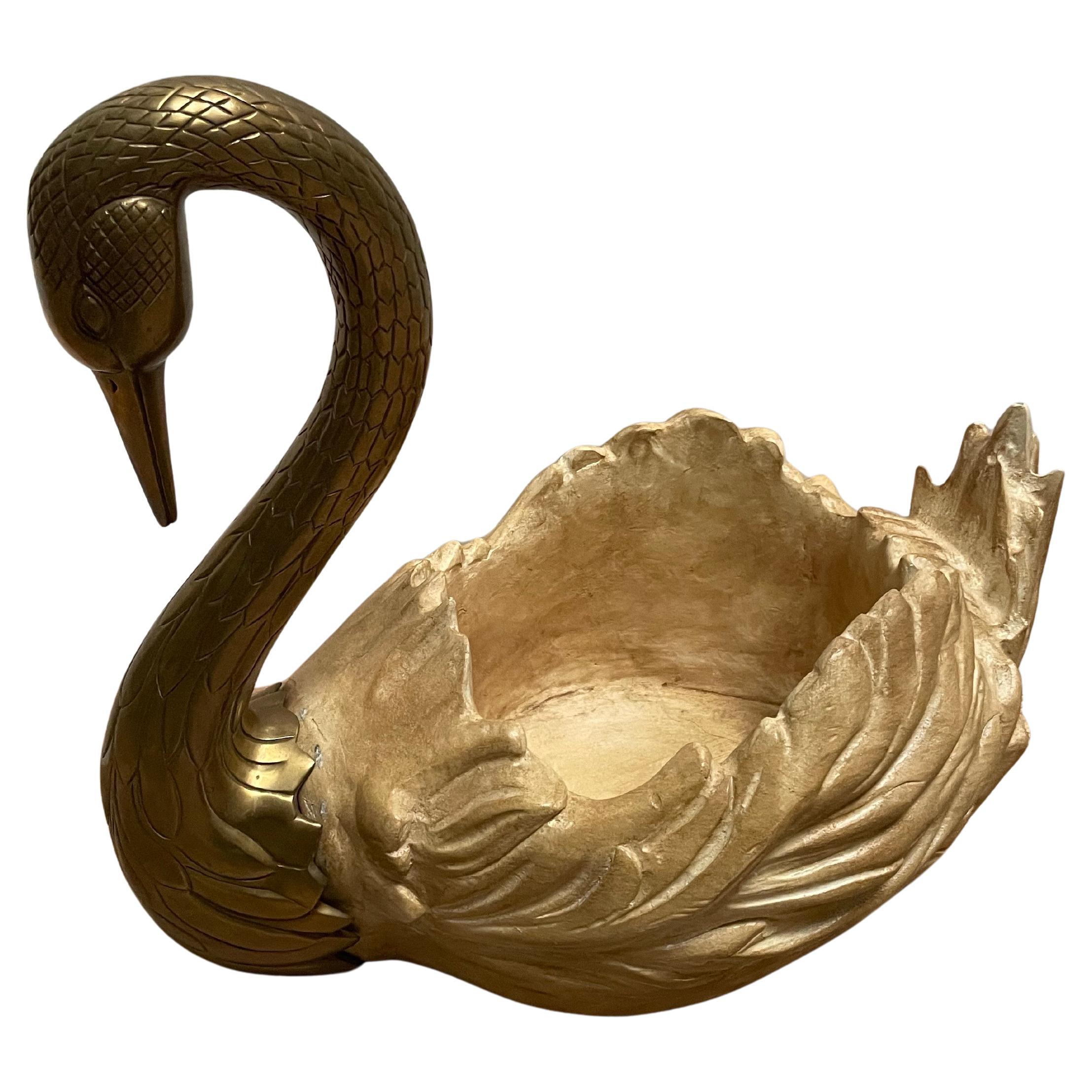 Vintage Swan Centerpiece by Chapman