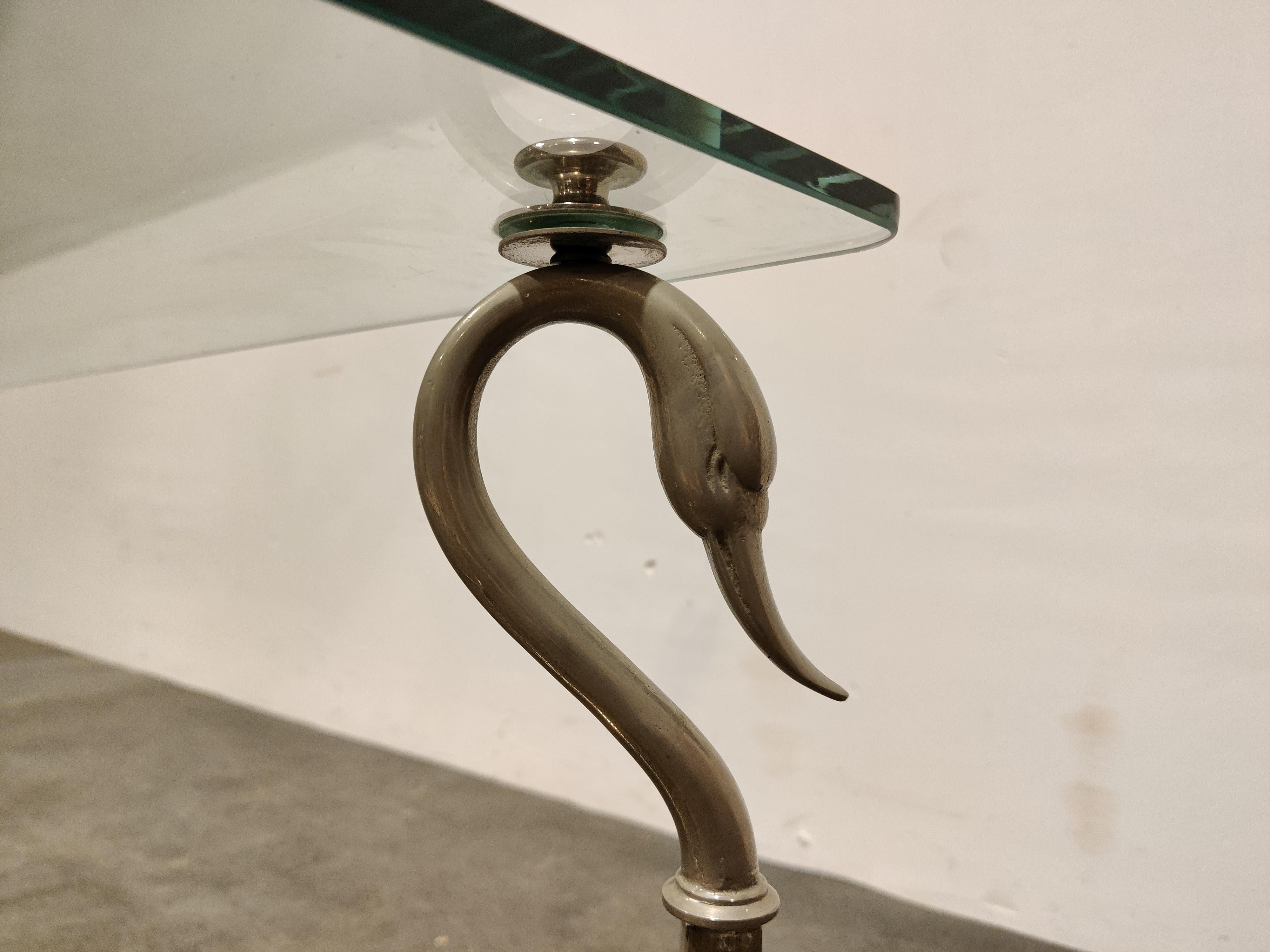 Vintage Swan Coffee Table, 1970s 1