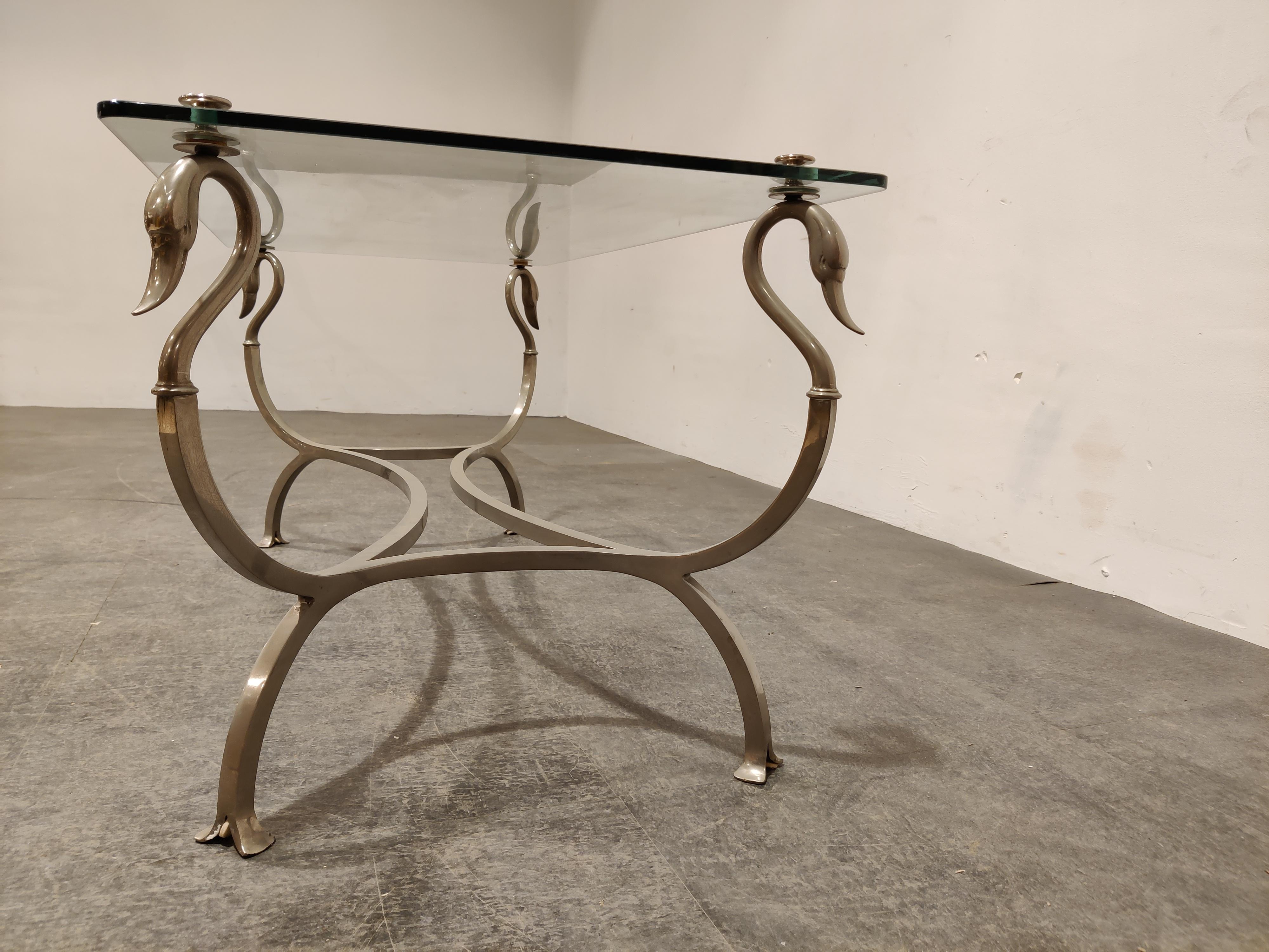 Vintage Swan Coffee Table, 1970s 2