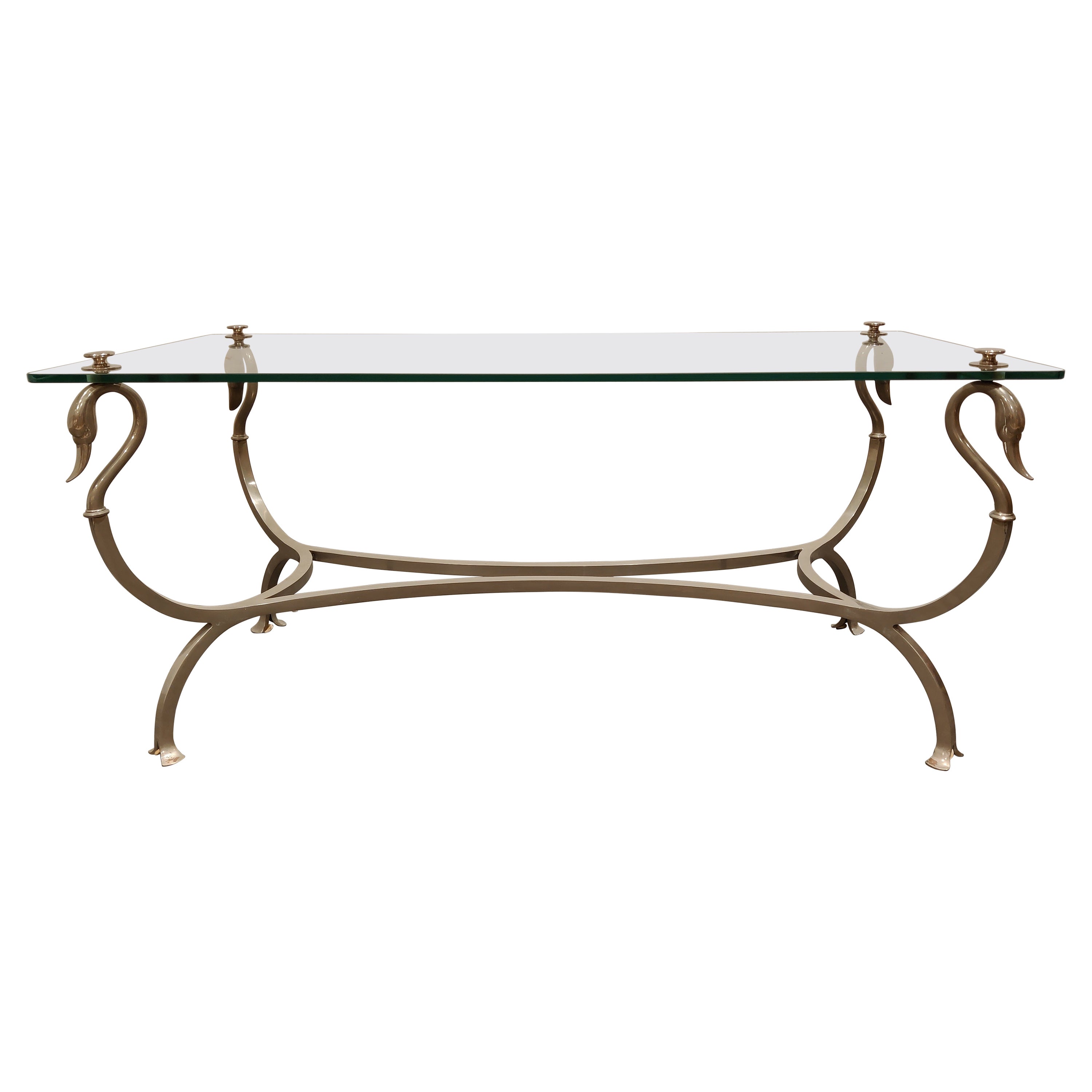 Vintage Swan Coffee Table, 1970s