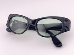 Vintage Swank Cat Eye Frame Midcentury Sunglasses 1960's Made in France
