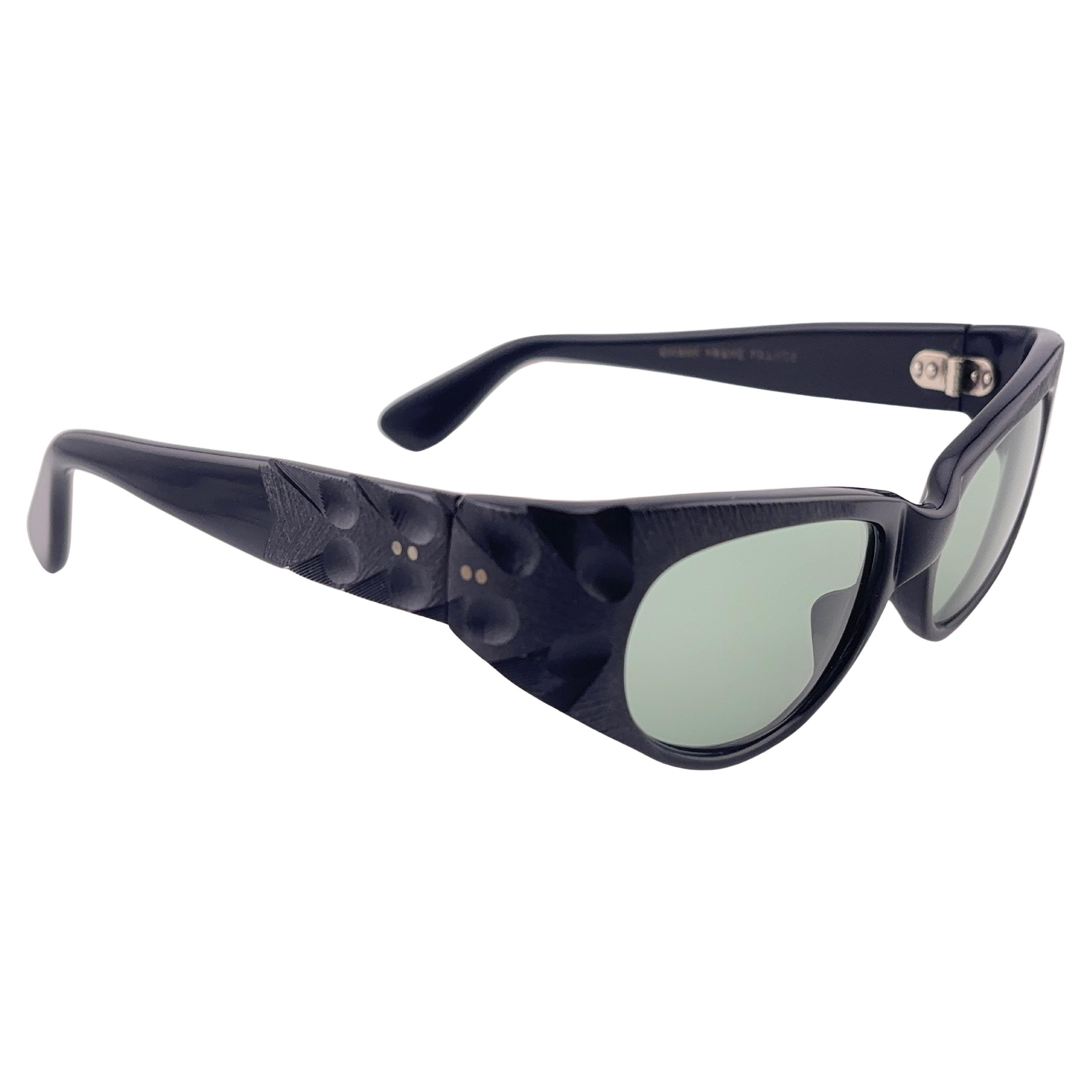 Vintage Swank Cat Eye Frame Midcentury Sunglasses 1960
s Made in France