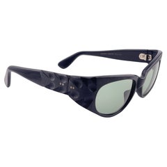 Vintage Swank Cat Eye Frame Midcentury Sunglasses 1960
s Made in France