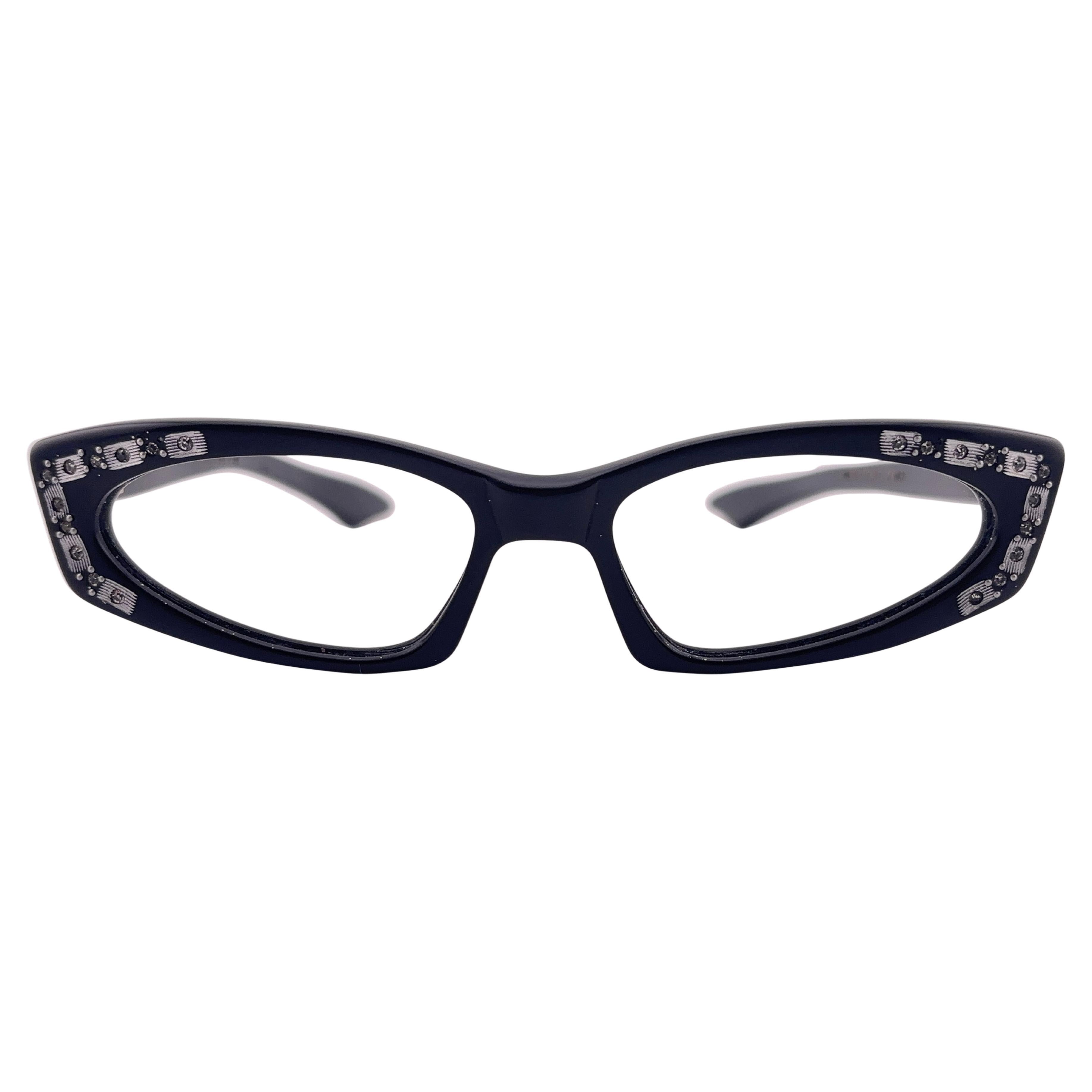 Occhiali da sole vintage Swank Cat Eye Sylvette Midcentury 1960
s Made in France