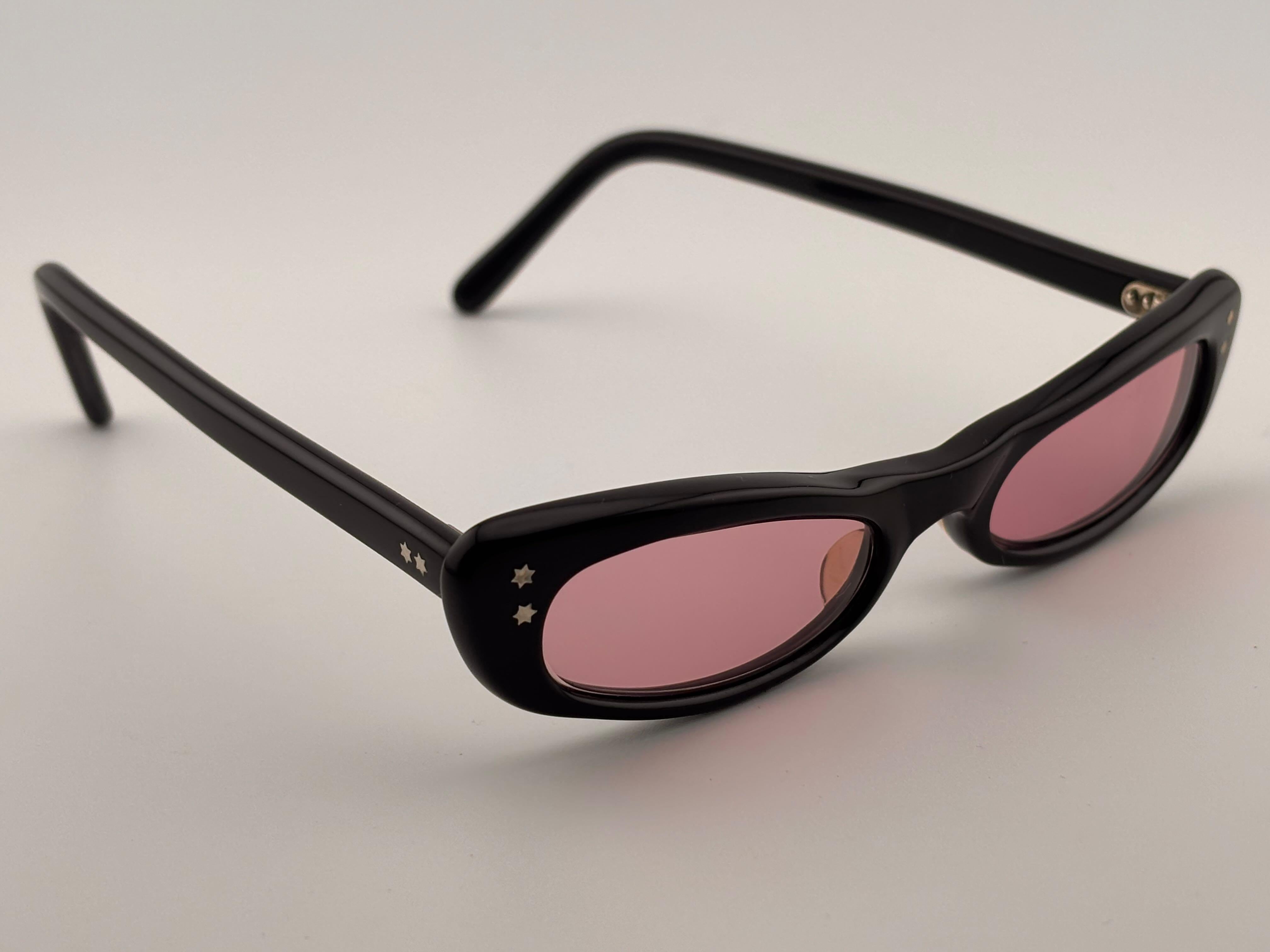 Lunettes de soleil vintage Swank Sleek Small Midcentury 1960's Made In France Excellent état - En vente à Baleares, Baleares