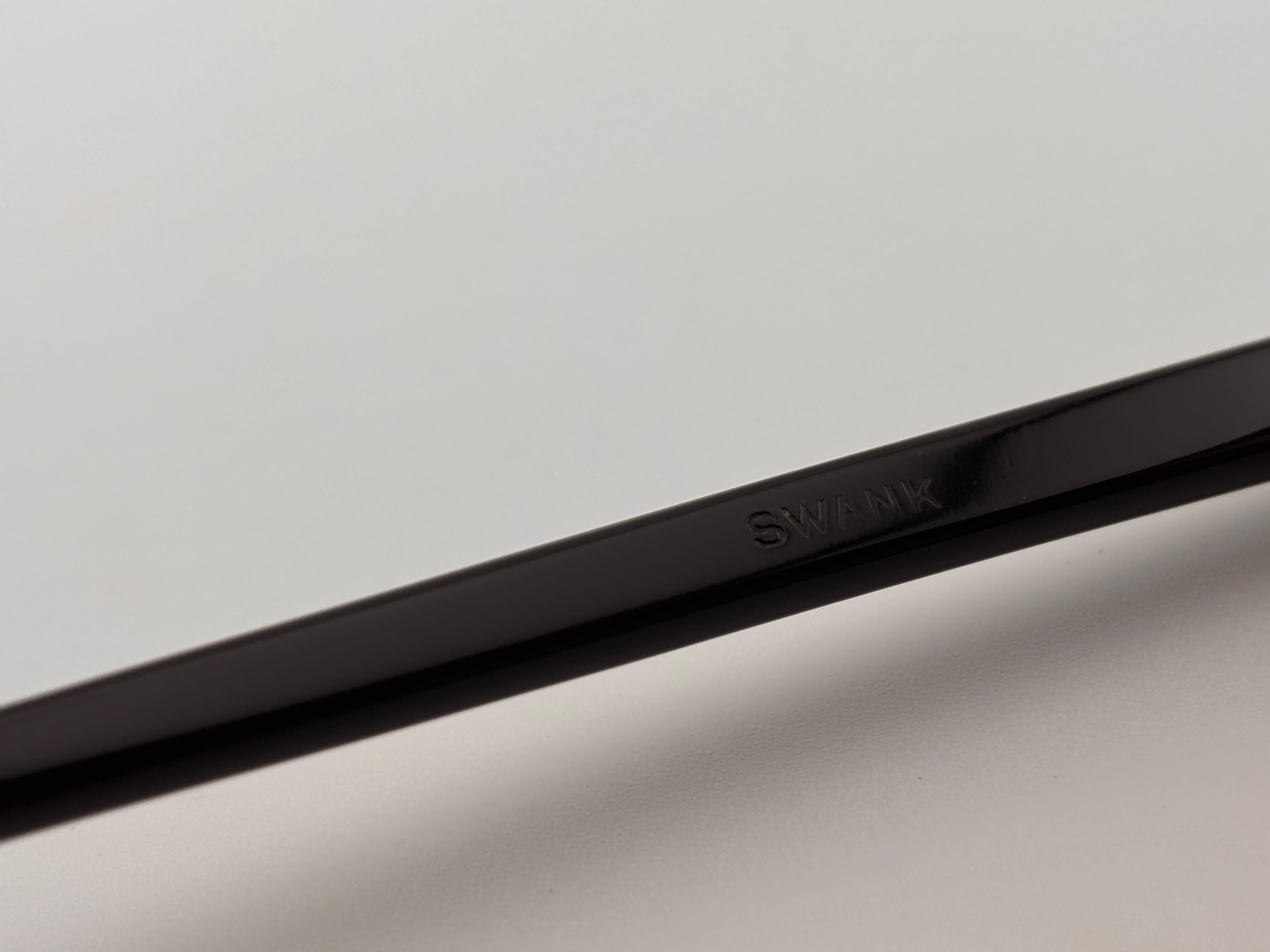 Lunettes de soleil vintage Swank Sleek Small Midcentury 1960's Made In France en vente 2