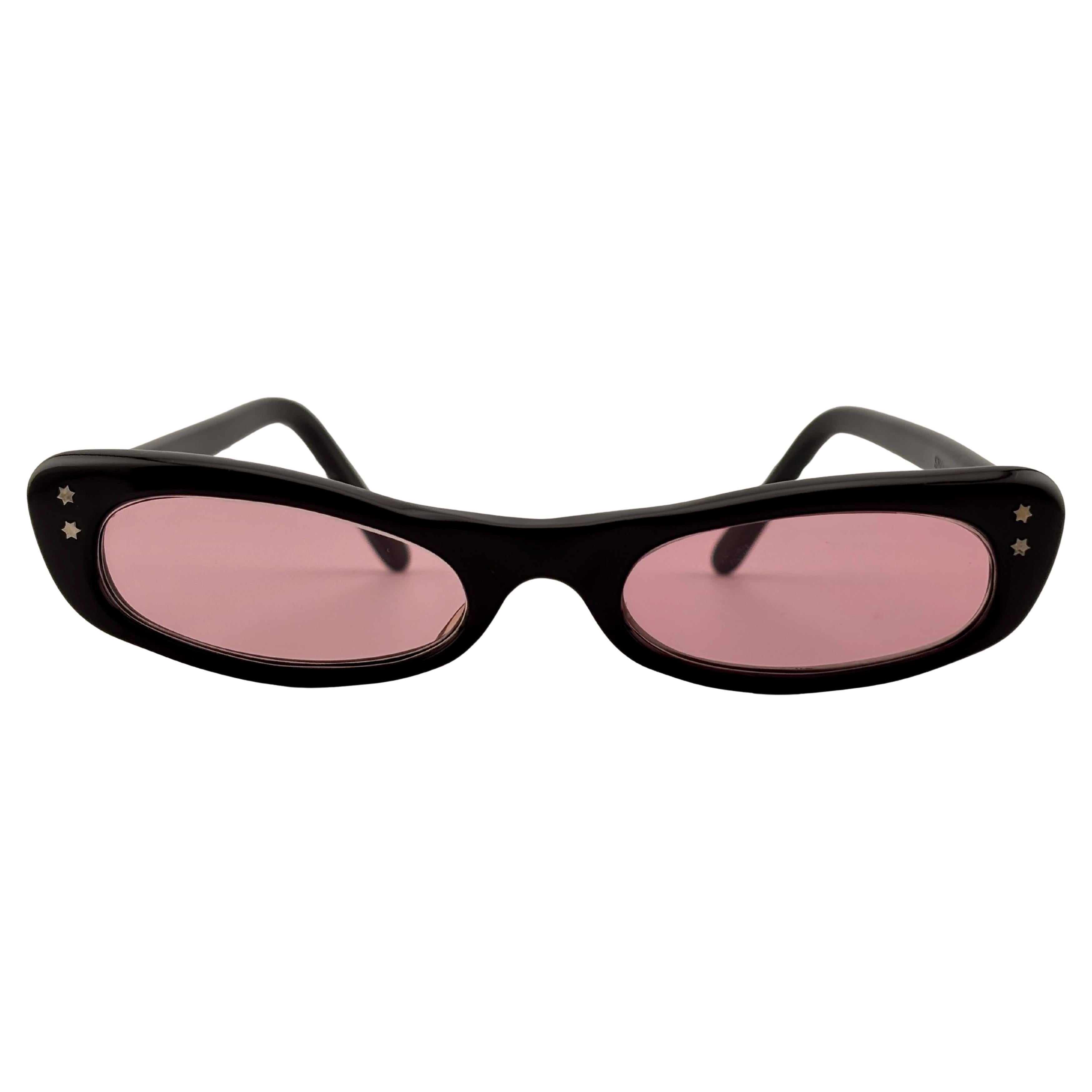 Occhiali da sole vintage Swank Sleek Small Midcentury 1960
S Made In France