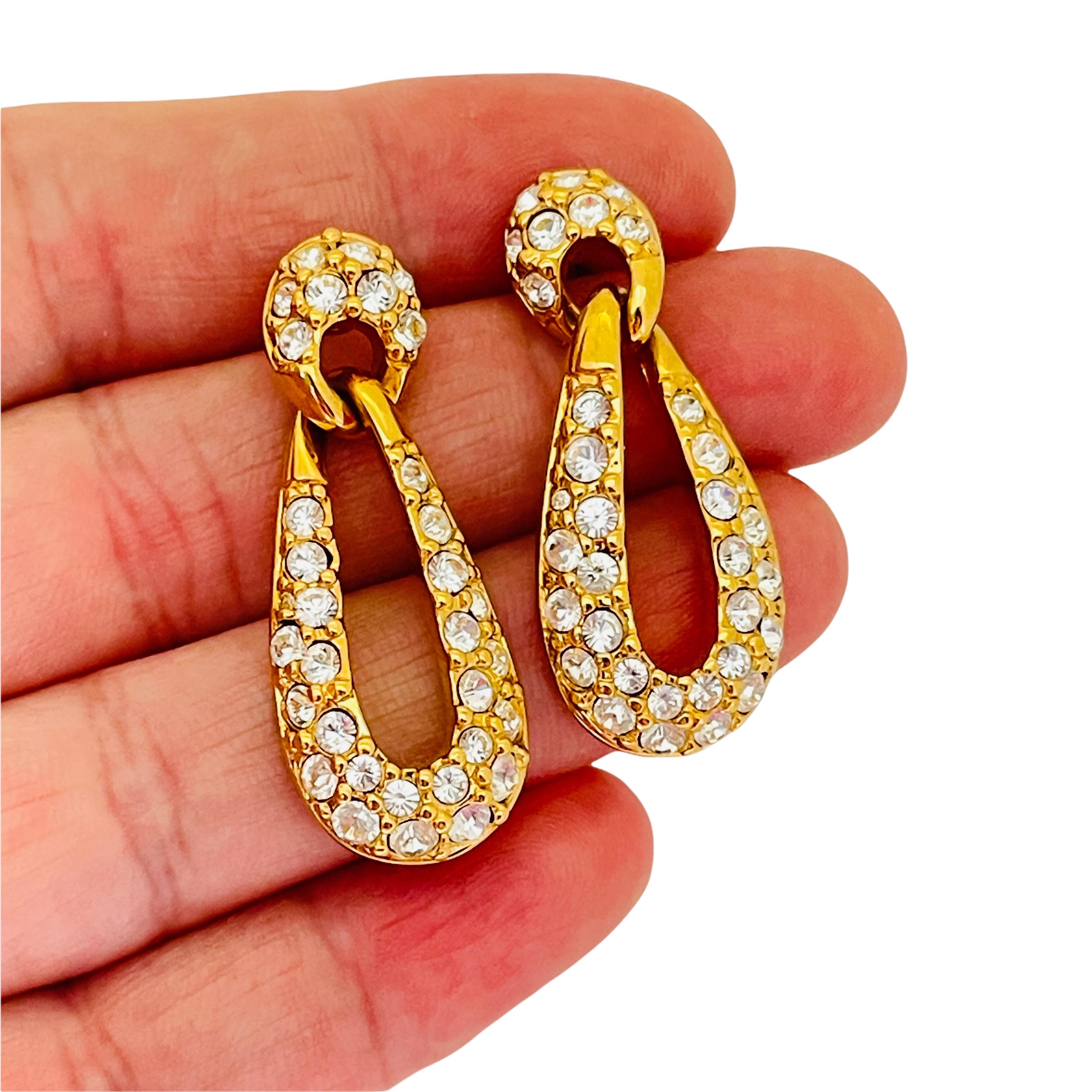 swarovski vintage earrings