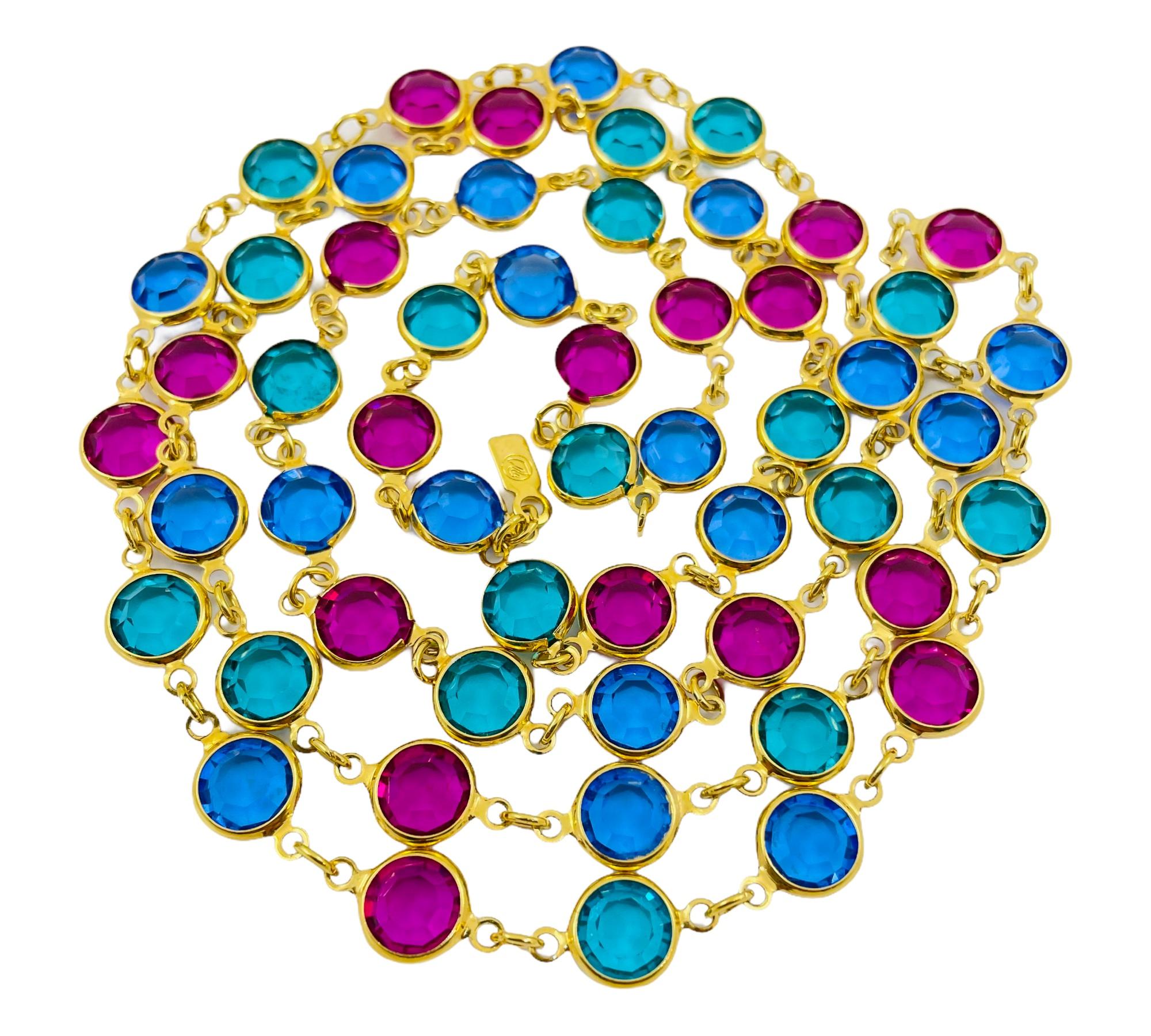 vintage swarovski crystal necklace