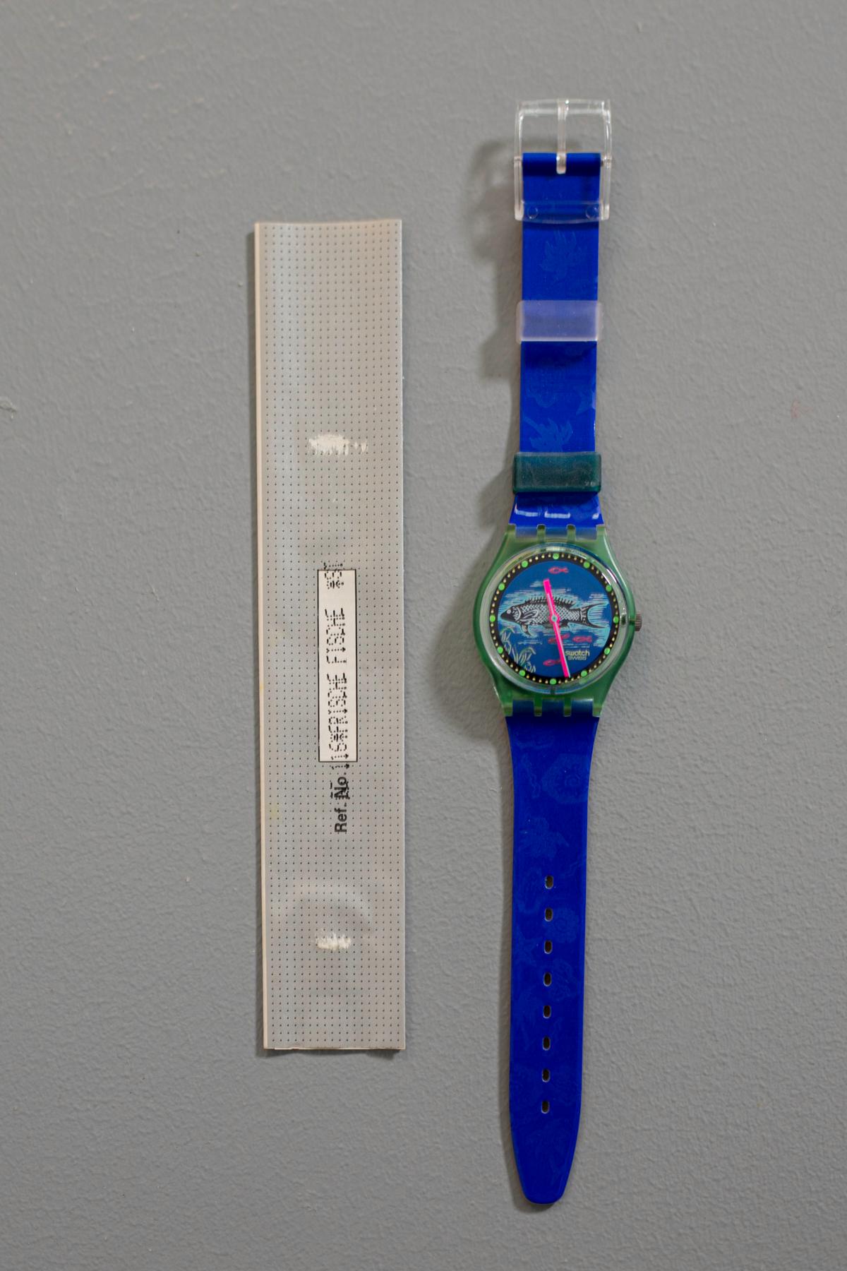 Vintage Swatch GG116 Frische Fische Année 1992 Original Box Unisexe en vente