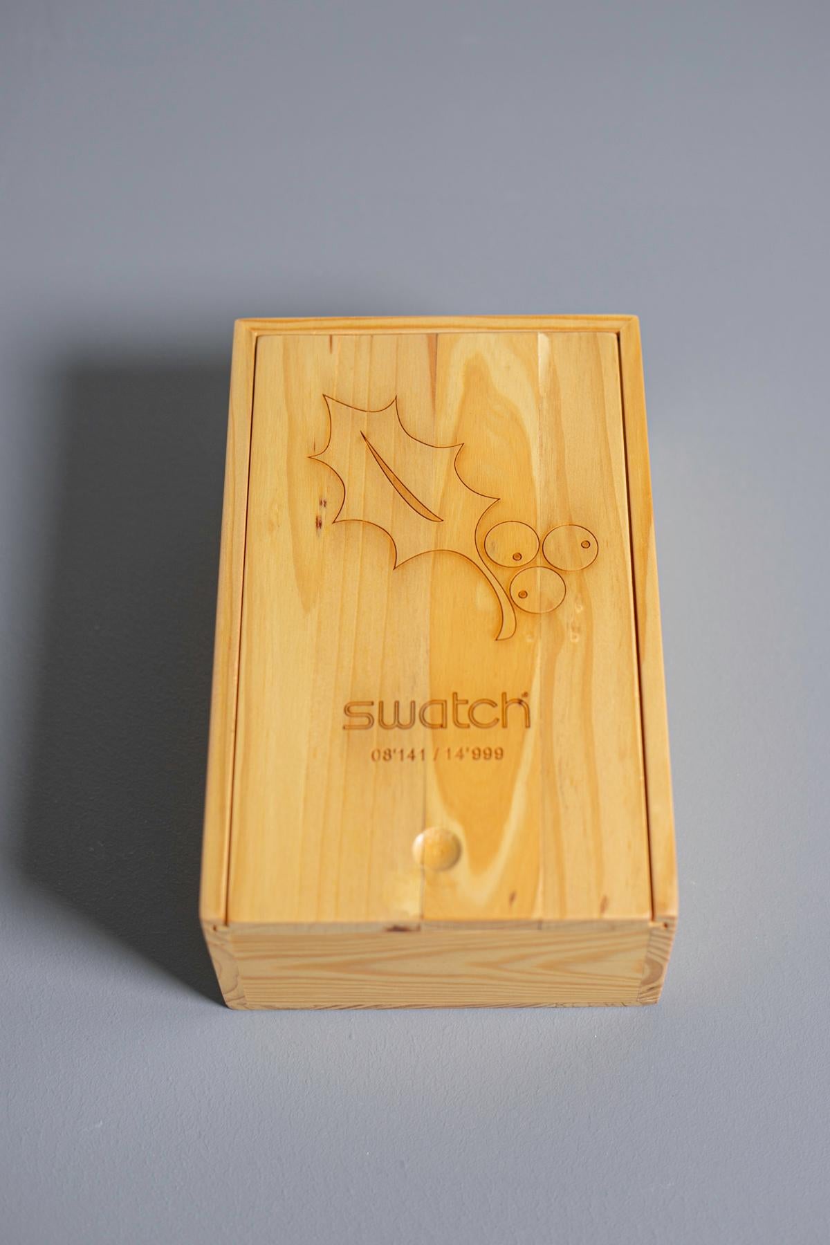swatch watch packaging