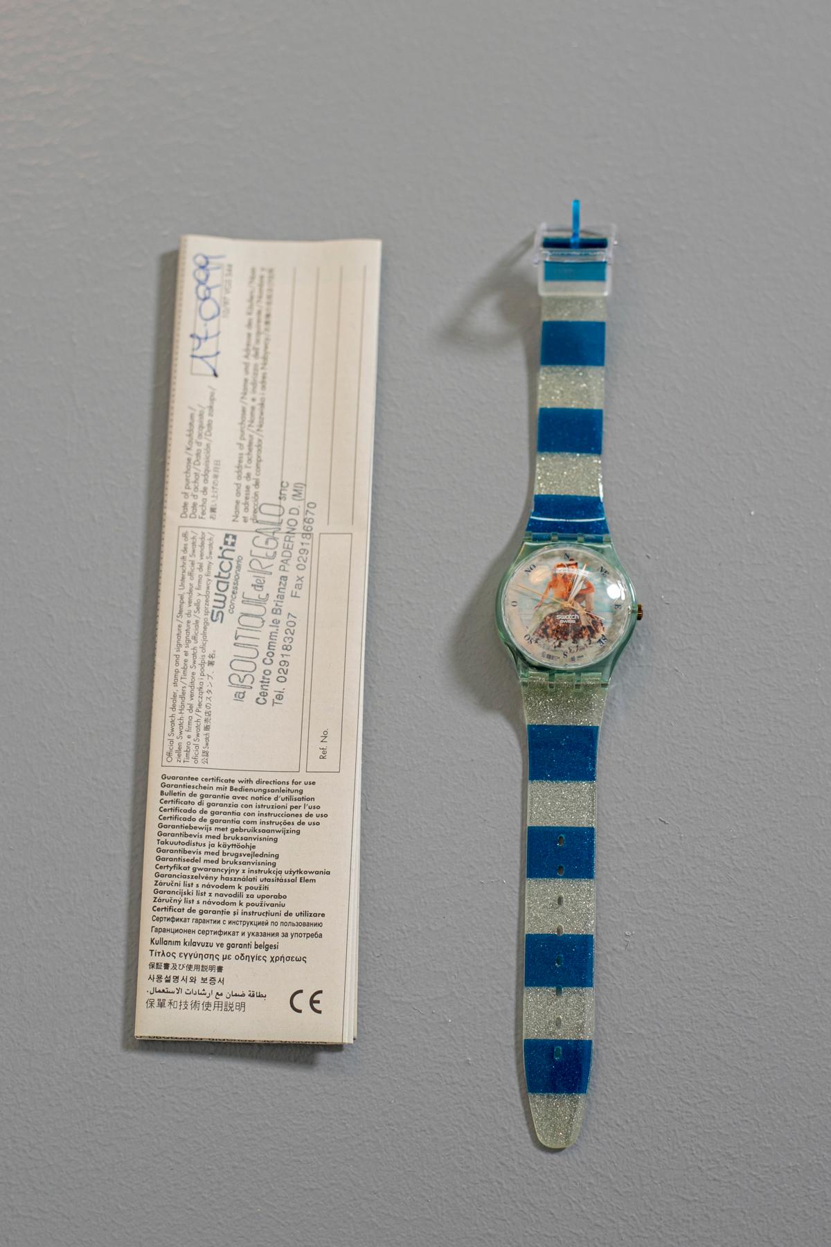Contemporary Vintage Swatch La Sirene Et Le Marin GZ161 Original Box For Sale