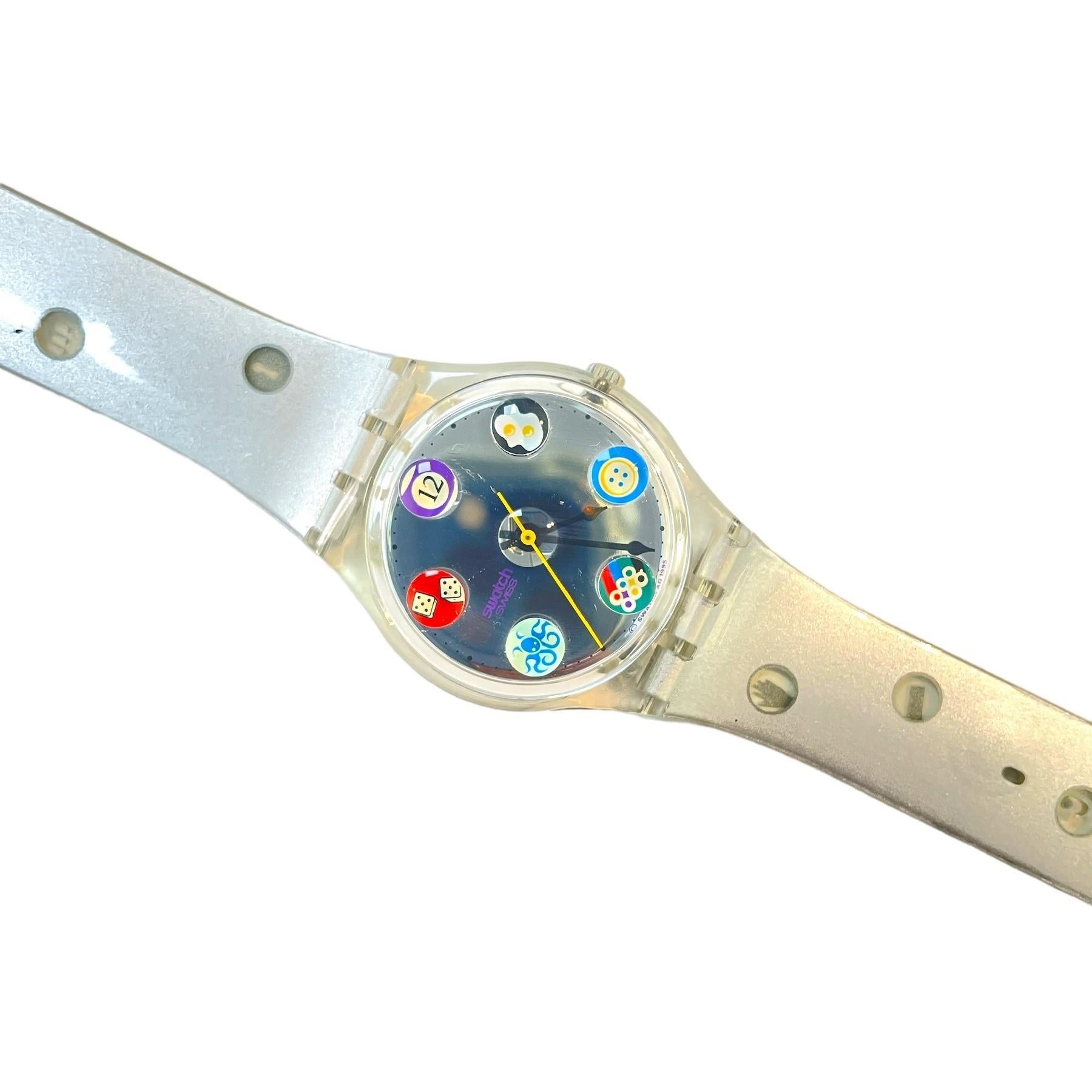 Vintage-Uhr SWATCH Lens Heaven GK214 von Constant Boym – Schweizer hergestellte Uhr (Retro)