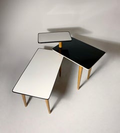 Vintage Swatch-Like Design Beistelltisch 'Planter/Flower' von OPAL