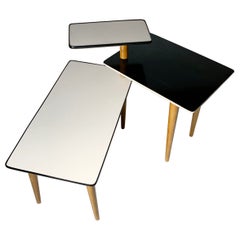Vintage Swatch-Like Design Side Table 'Planter/Flower' by OPAL
