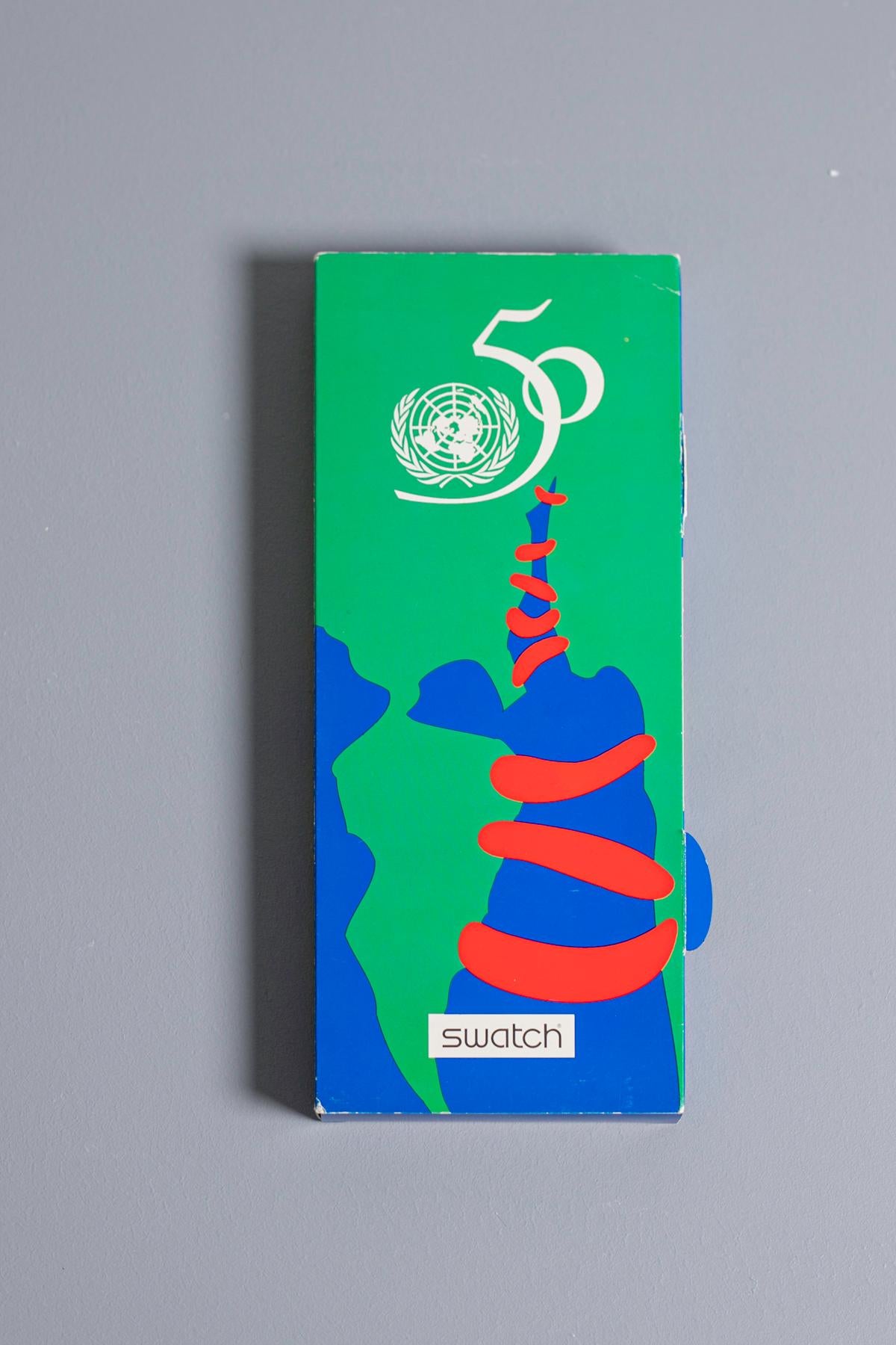 swatch united nations 50th anniversary