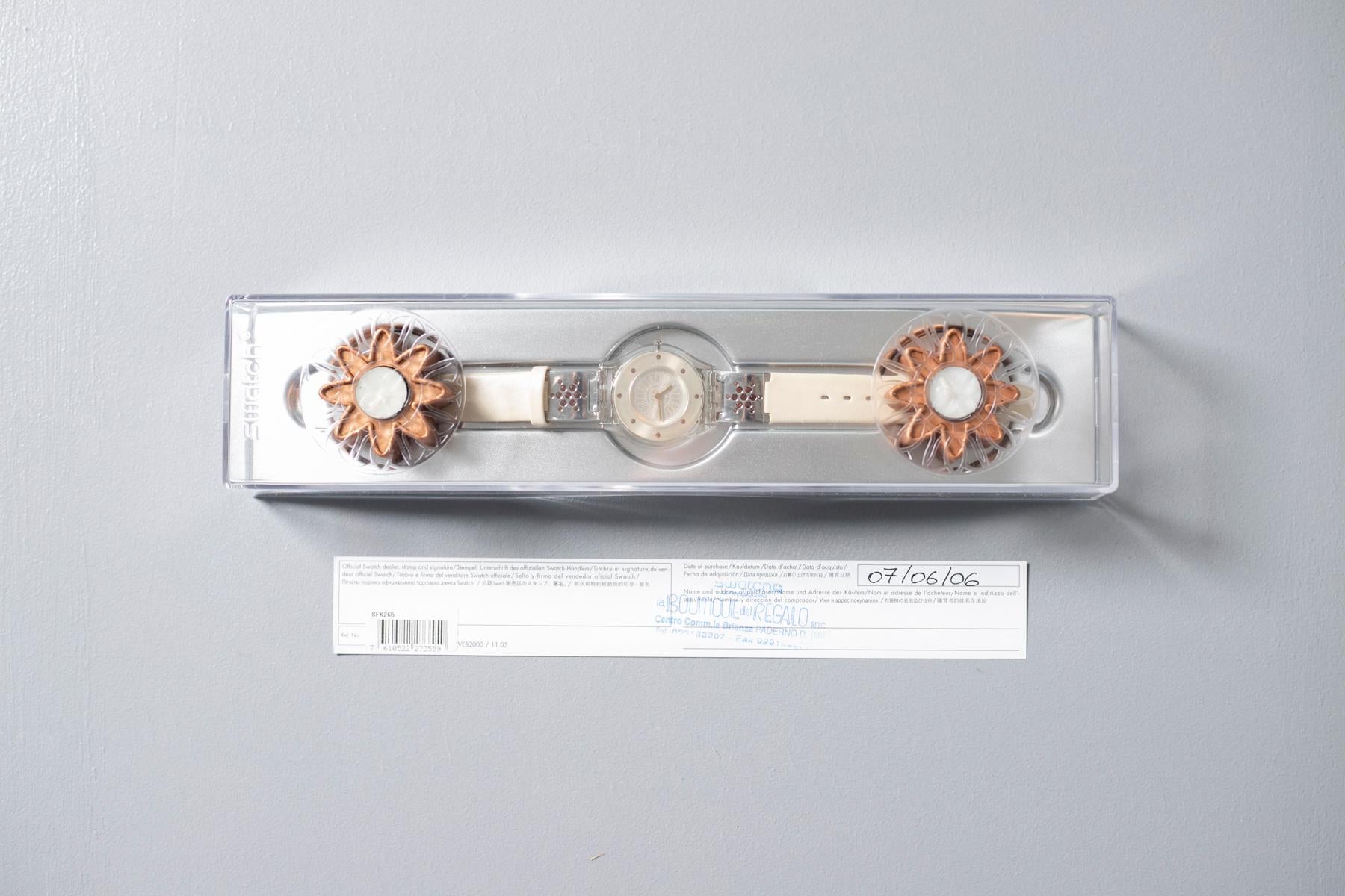 Vintage Swatch SFK265PACK Flower Wishes Mother's Day In Good Condition For Sale In Milano, IT