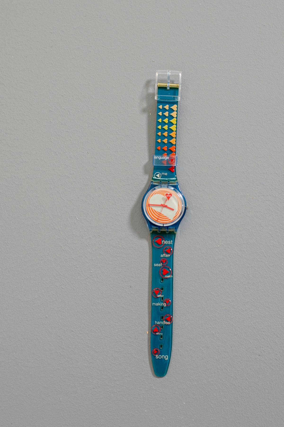 Vintage Swatch Valentine's Day Special 2000 HEARTBEAT GN187, Vintage im Angebot 5