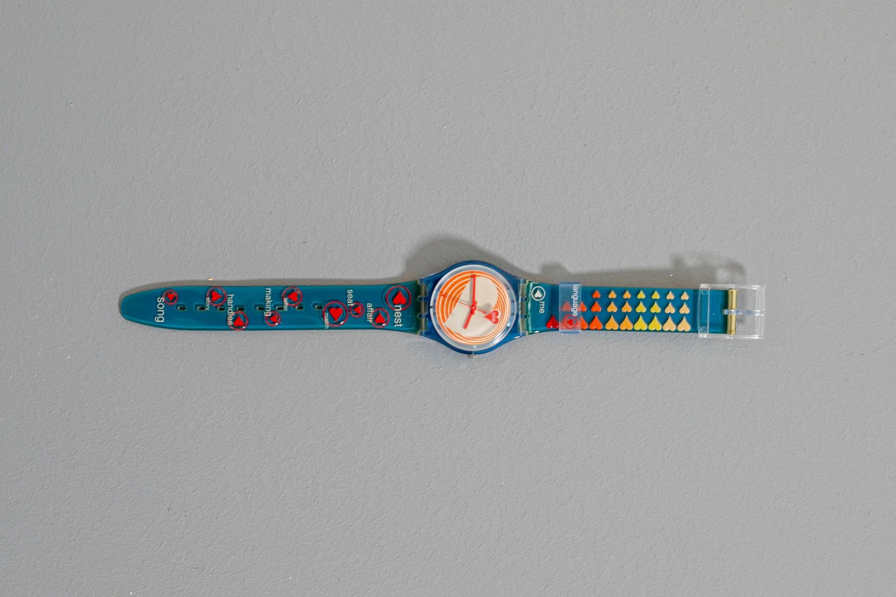 Vintage Swatch Valentine's Day Special 2000 HEARTBEAT GN187 For Sale 3