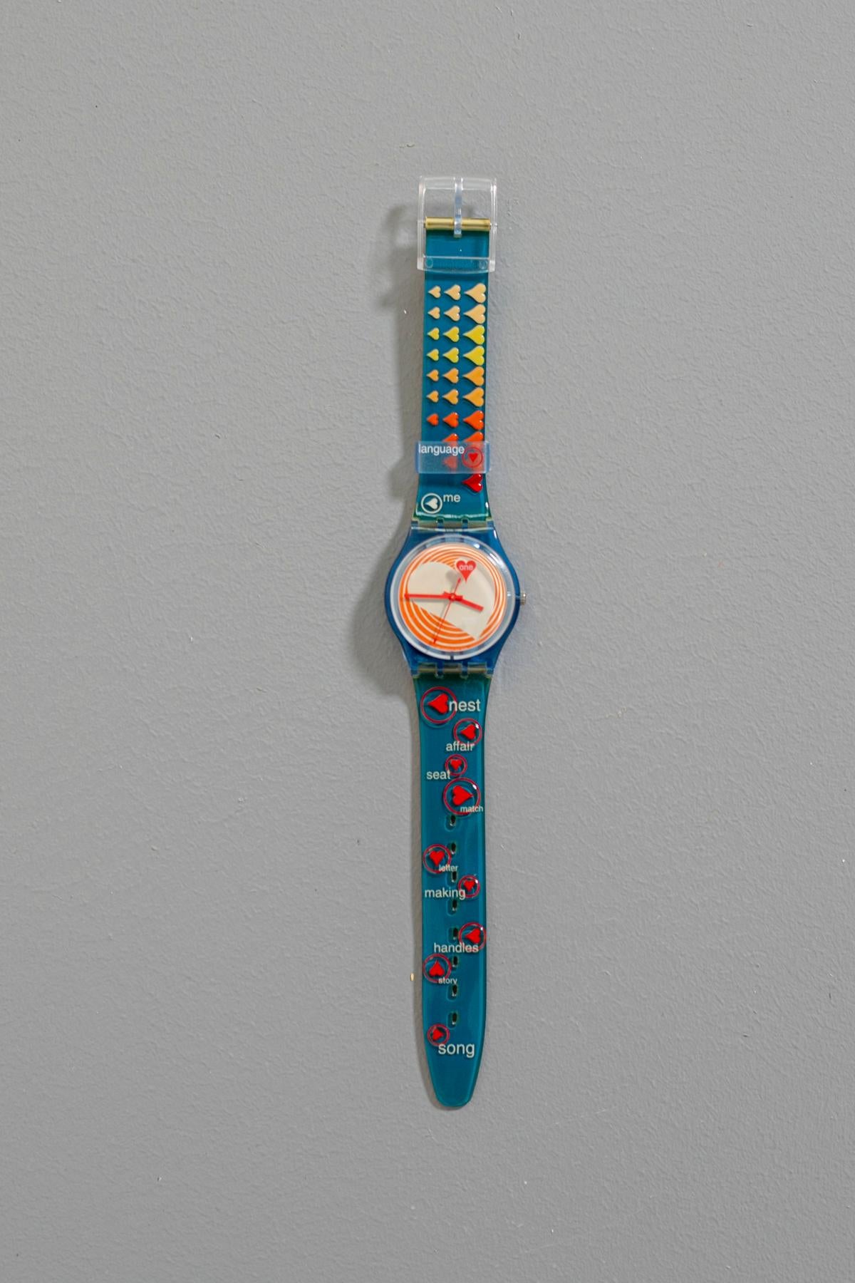 Vintage Swatch Valentine's Day Special 2000 HEARTBEAT GN187, Vintage im Angebot 4