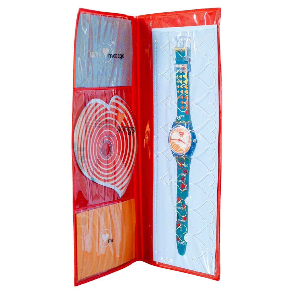 Vintage Swatch Valentine's Day Special 2000 HEARTBEAT GN187 For Sale
