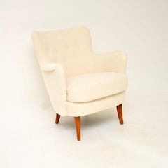 Vintage Swedish Armchair by Carl Malmsten