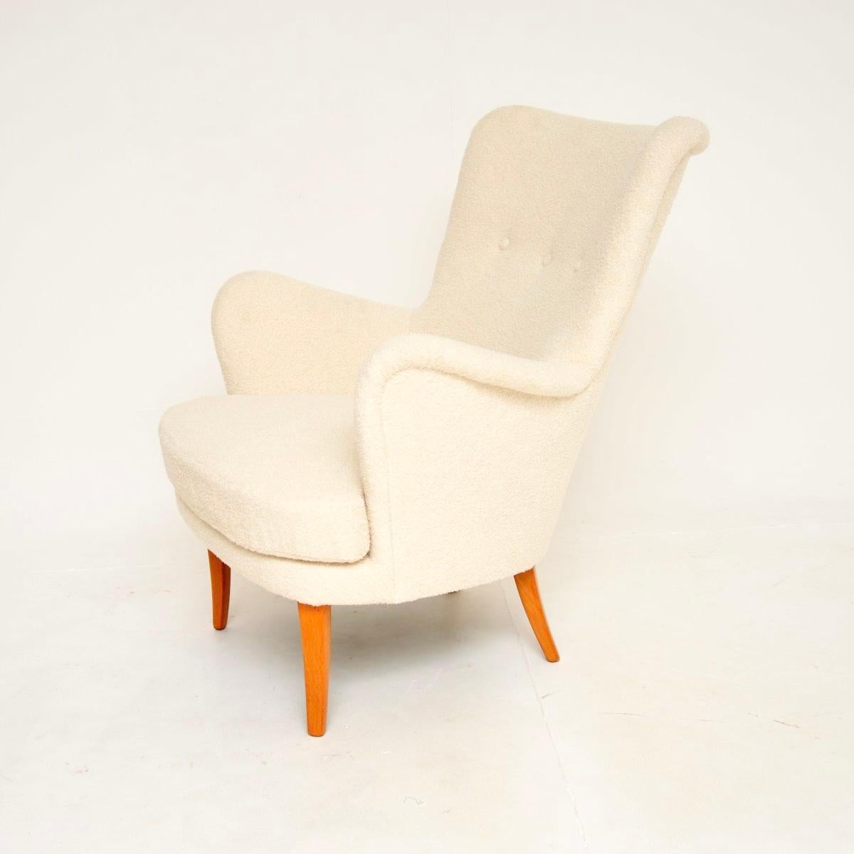 Suédois Fauteuil suédois vintage par Carl Malmsten en vente