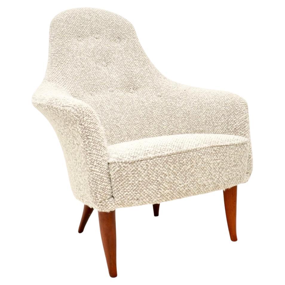 Vintage Swedish Armchair by Kerstin Horlin Holmquist