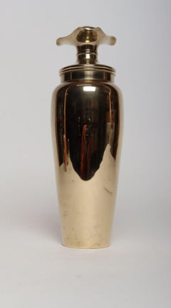 Shakers d'epoca in oro svedese Art Deco Dirigold con Monogram "IK"