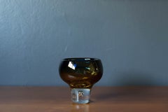 Vintage Swedish Art Glass Bowl Vase by Vicke Lindstrand for Kosta Boda, 1960s