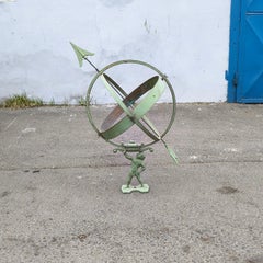 Schwedischer Atlas Armillary Sundial, Sune Roth zugeschrieben, Vintage