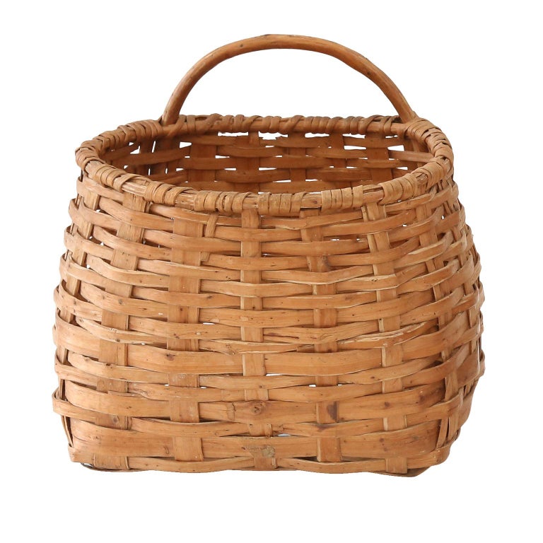 Vintage Swedish Basket at 1stDibs