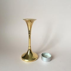 Vintage Swedish Brass Candleholder