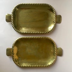 Vintage Swedish Brass Tray