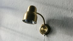 Vintage Swedish Brass Wall Lamp by Ewå Belysning, 1960s