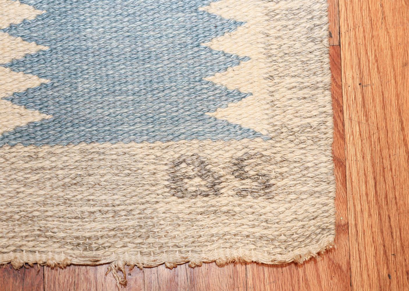 Scandinavian Modern Vintage Swedish Carpet by Birgitta Söderkvist. Size: 5 ft 5 in x 7 ft 9 in For Sale