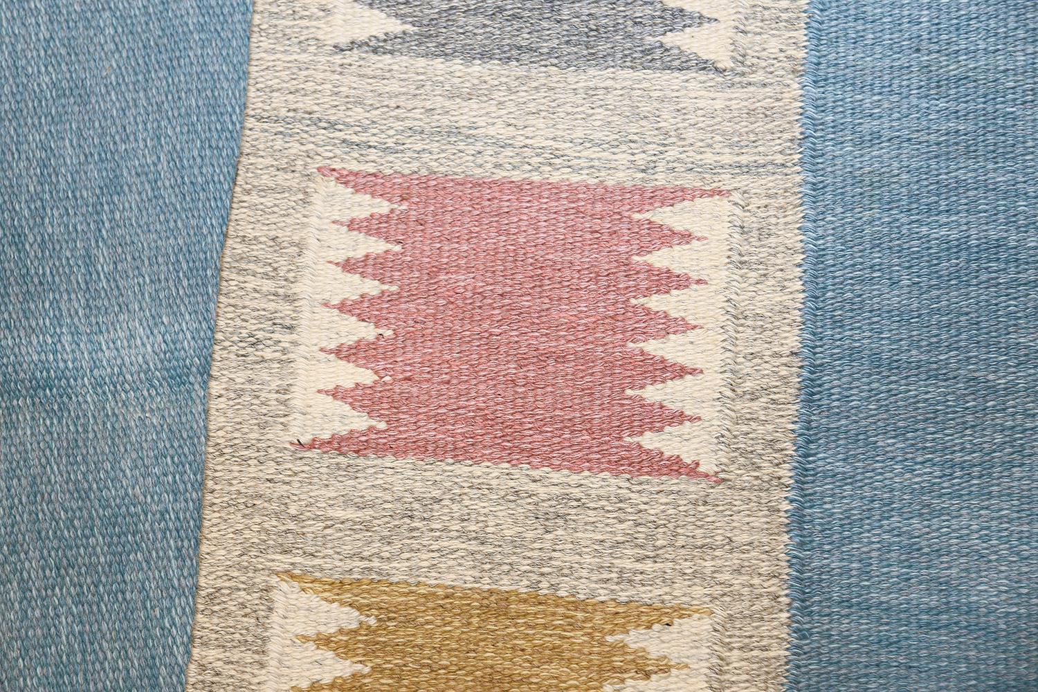 Vintage Swedish Carpet by Birgitta Söderkvist. Size: 5 ft 5 in x 7 ft 9 in For Sale 1