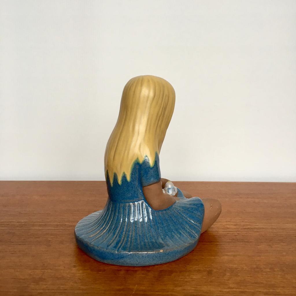 Vintage Swedish Ceramic Figurine 